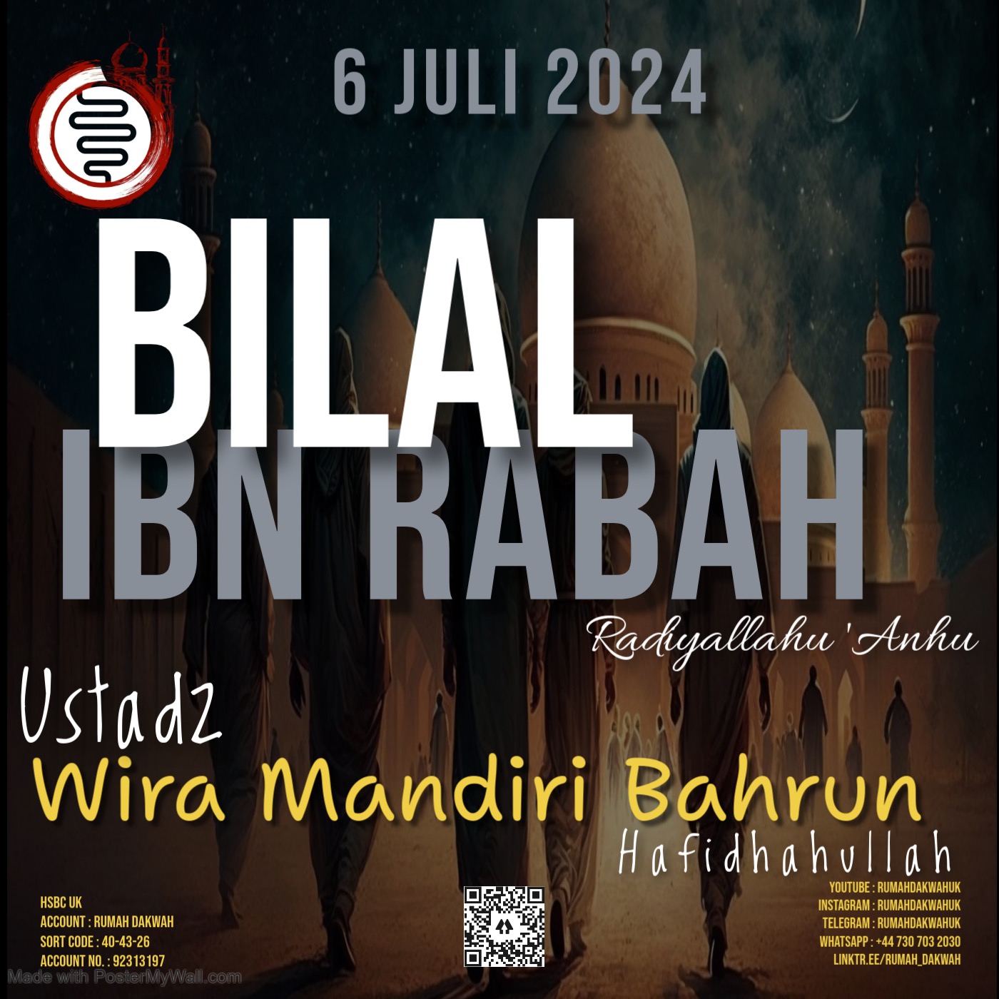 Ustadz Wira Mandiri Bachrun _ Sirah_ Bilal Ibn Rabah Radiyallahuanhu