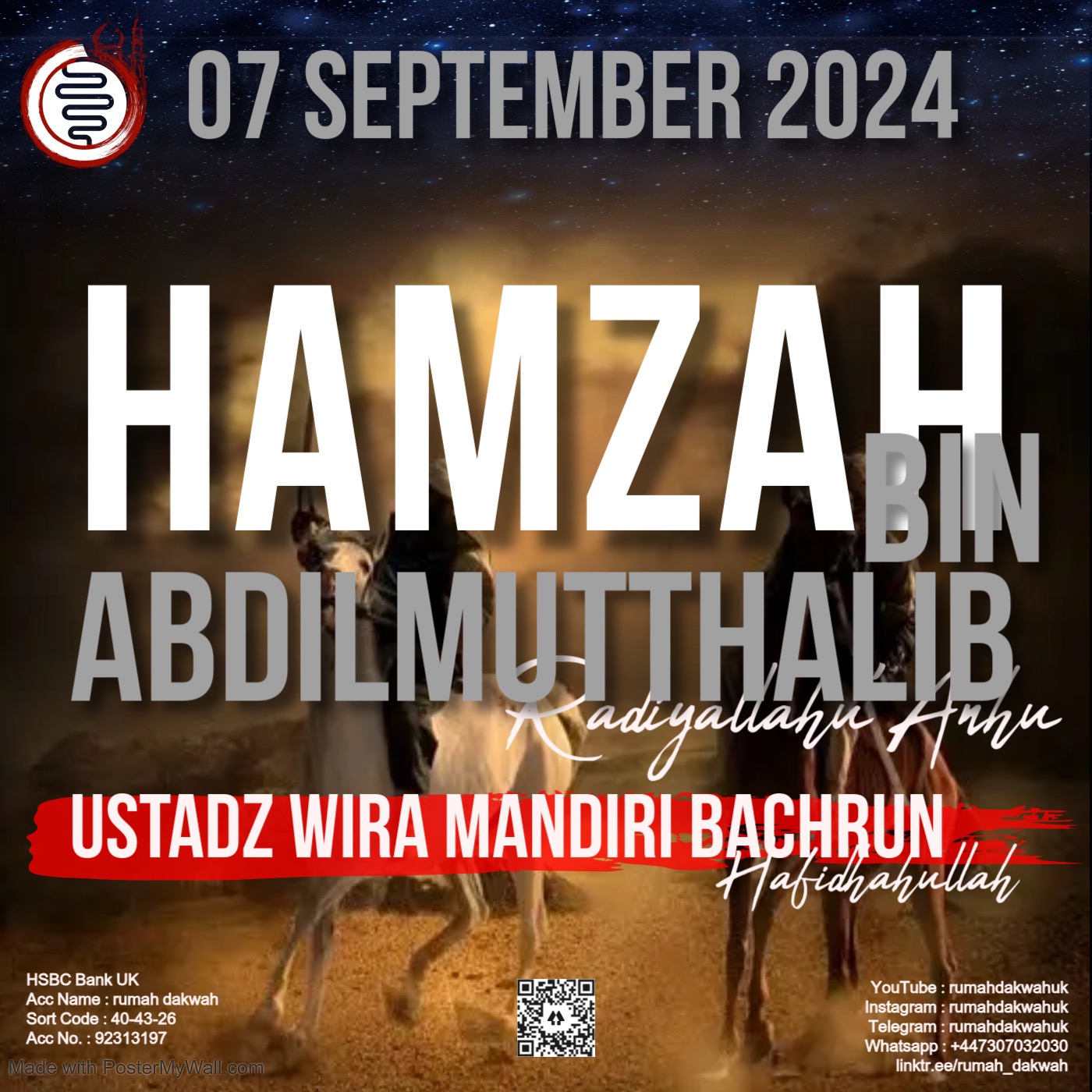 Ustadz Wira Mandiri Bachrun _ Sirah_ Hamzah bin Abdilmutthalib Radiyallahuanhu