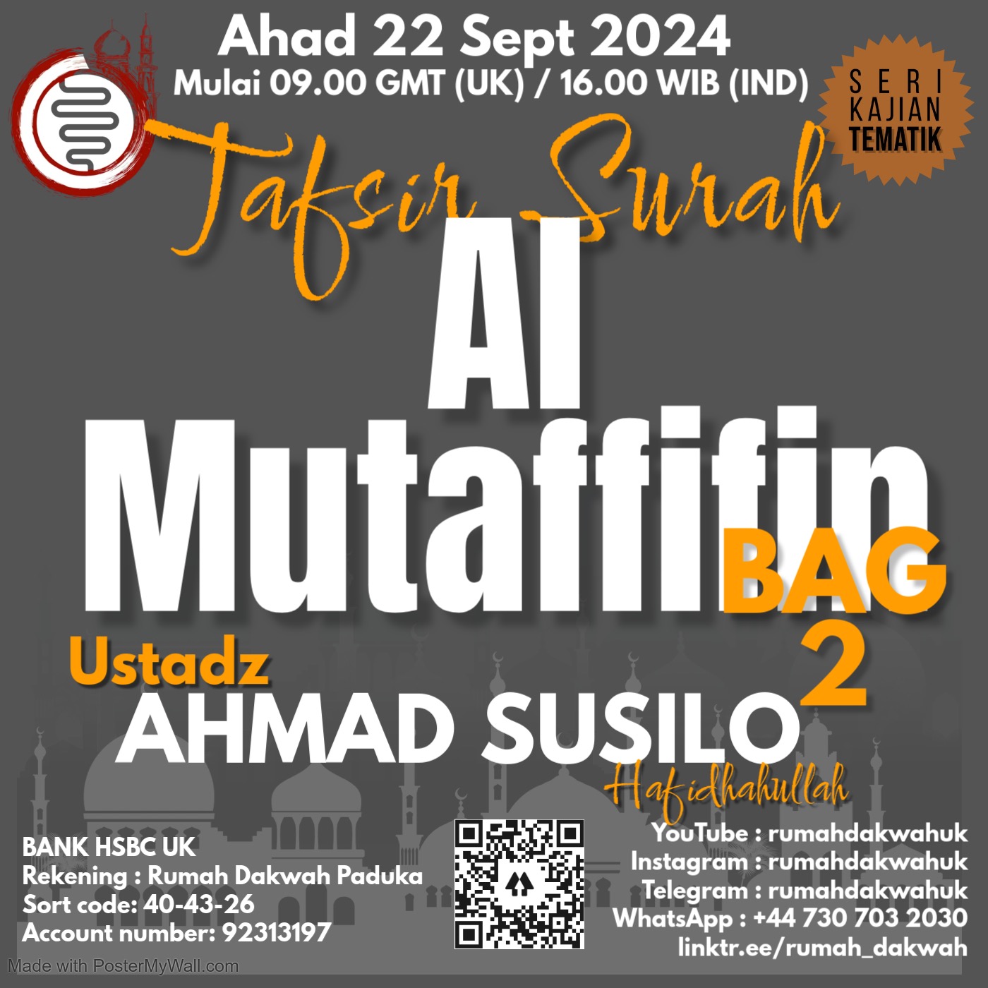 Ustadz Ahmad Susilo _ Tafsir Surah Al Mutaffifin - Bagian 2