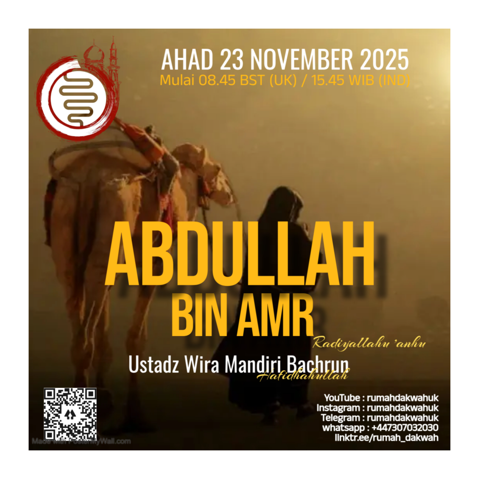 Ustadz Wira Mandiri Bachrun | Sirah | Abdullah Bin Amr Radiyallahu Anhu