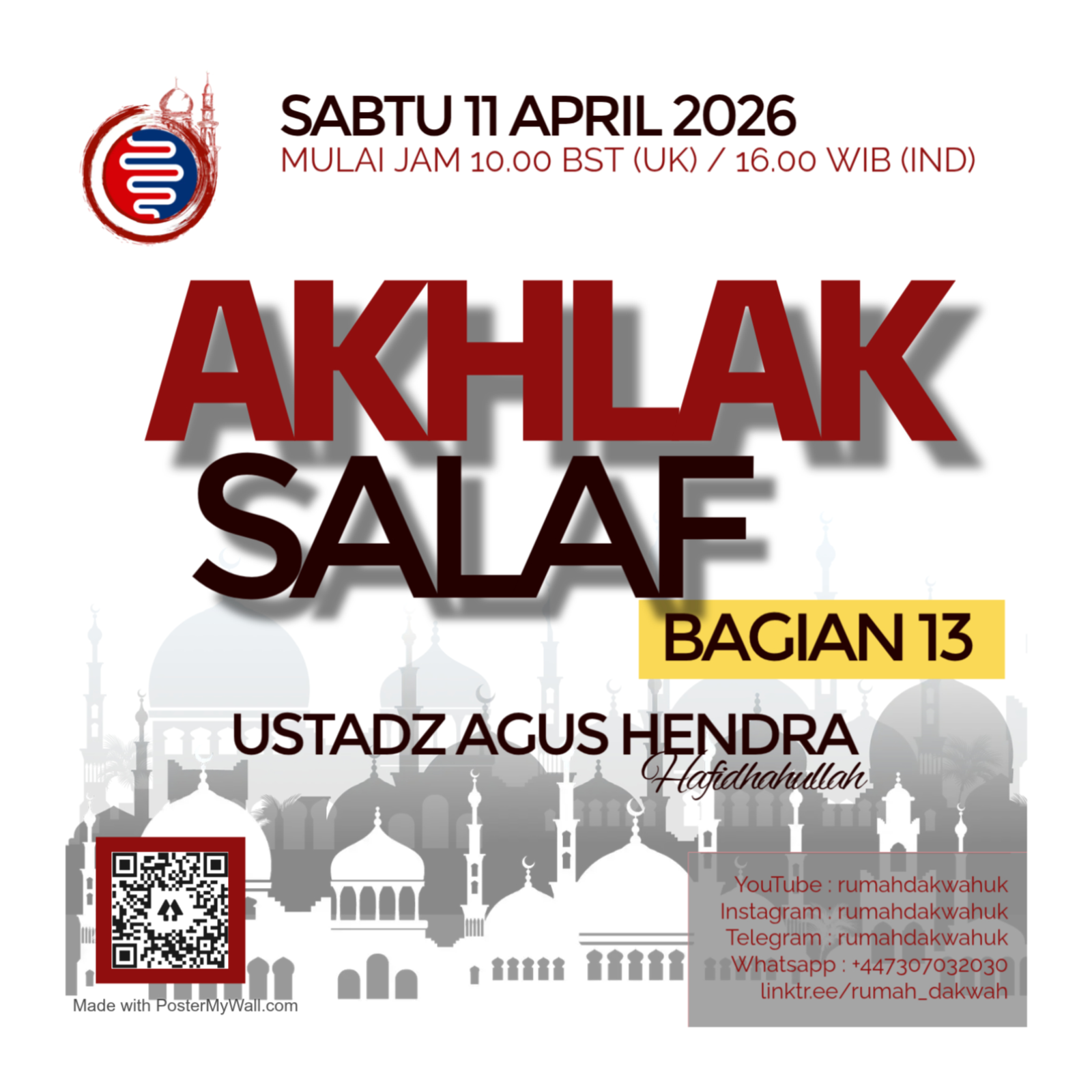 Ustadz Agus Hendra | Ensiklopedi Akhlak Salaf | Bagian 13