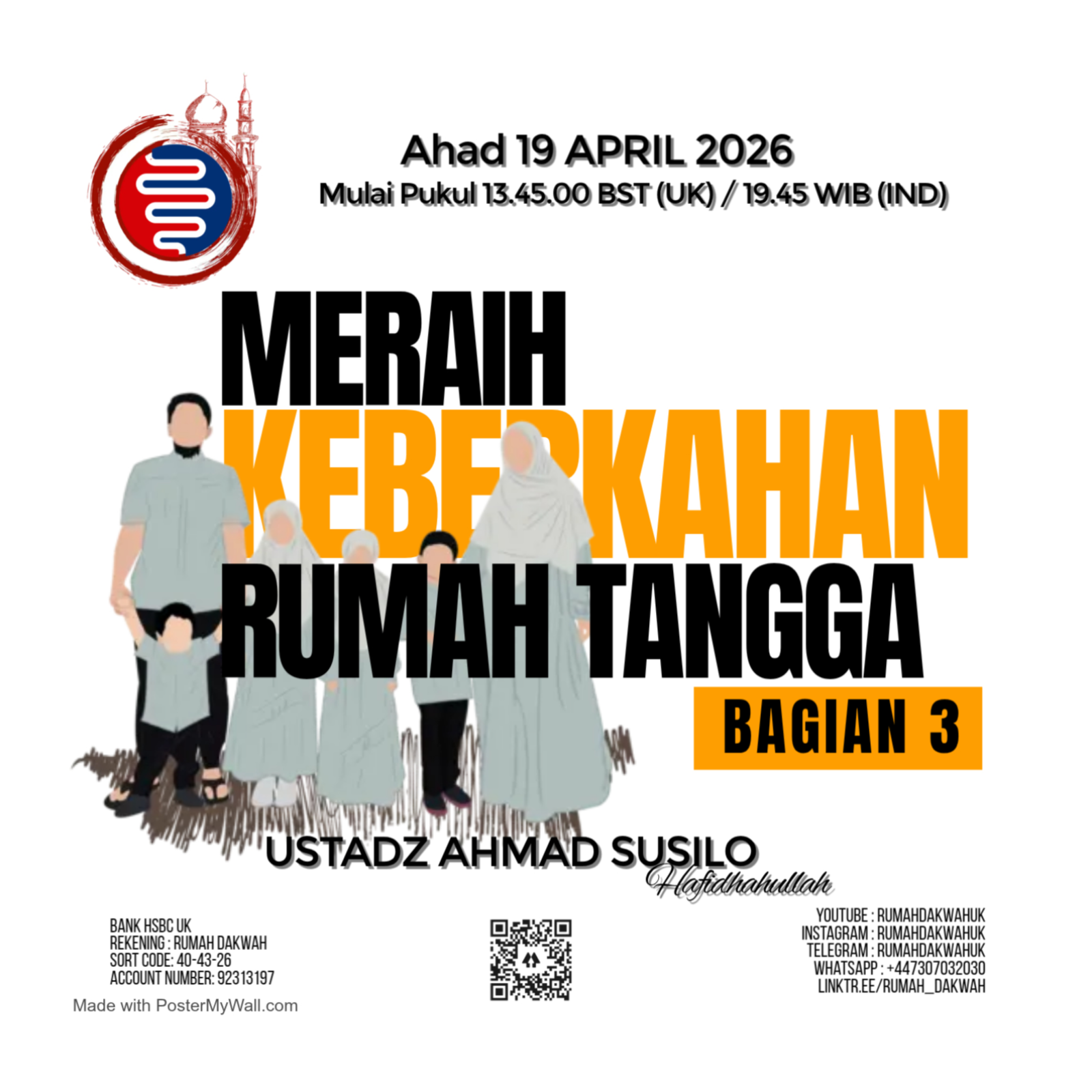 Ustad Ahmad Susilo | Meraih Keberkahan Dalam Rumah Tangga | Bag 3