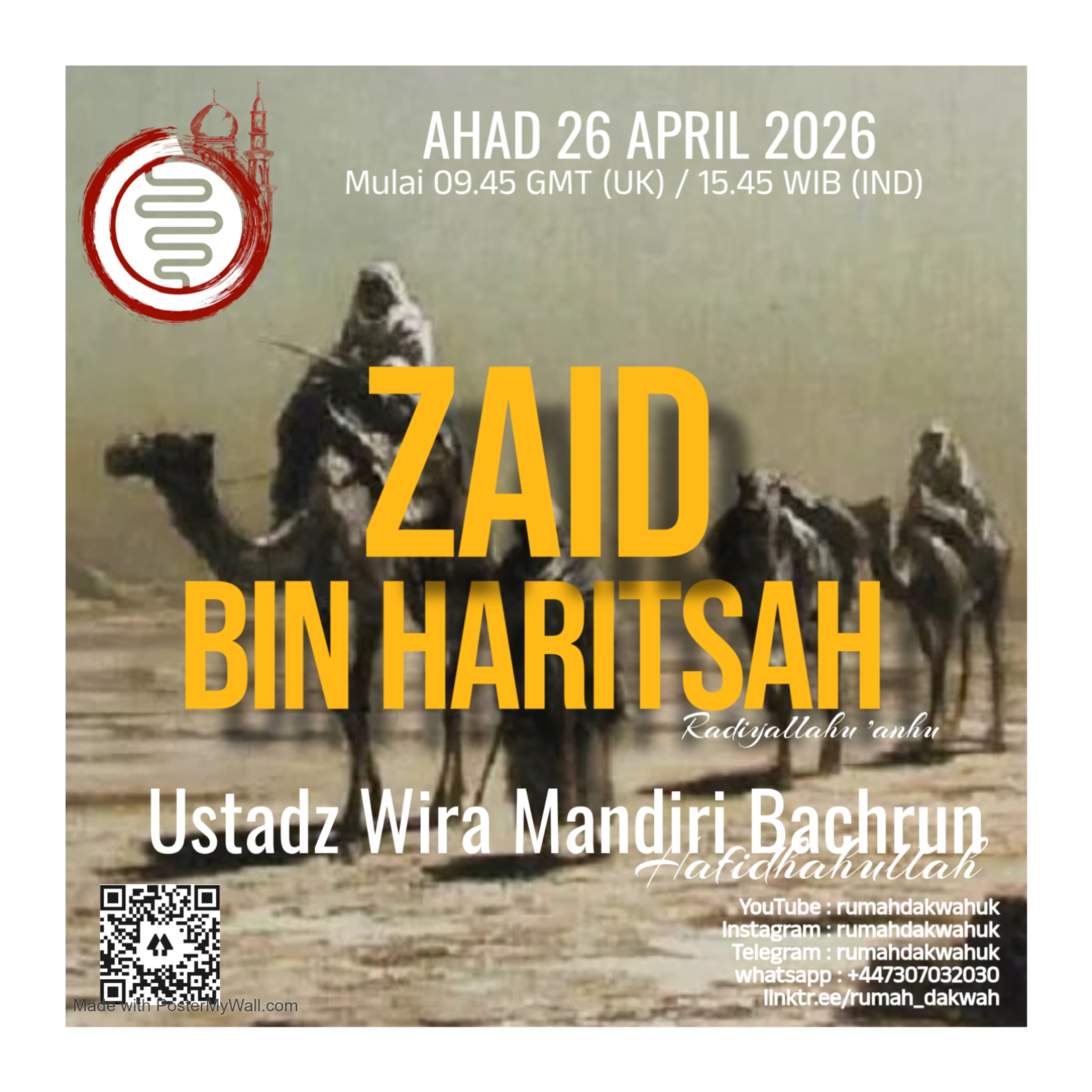 Ustadz Wira Mandiri Bachrun | Sirah | Zaid Bin Haritsah