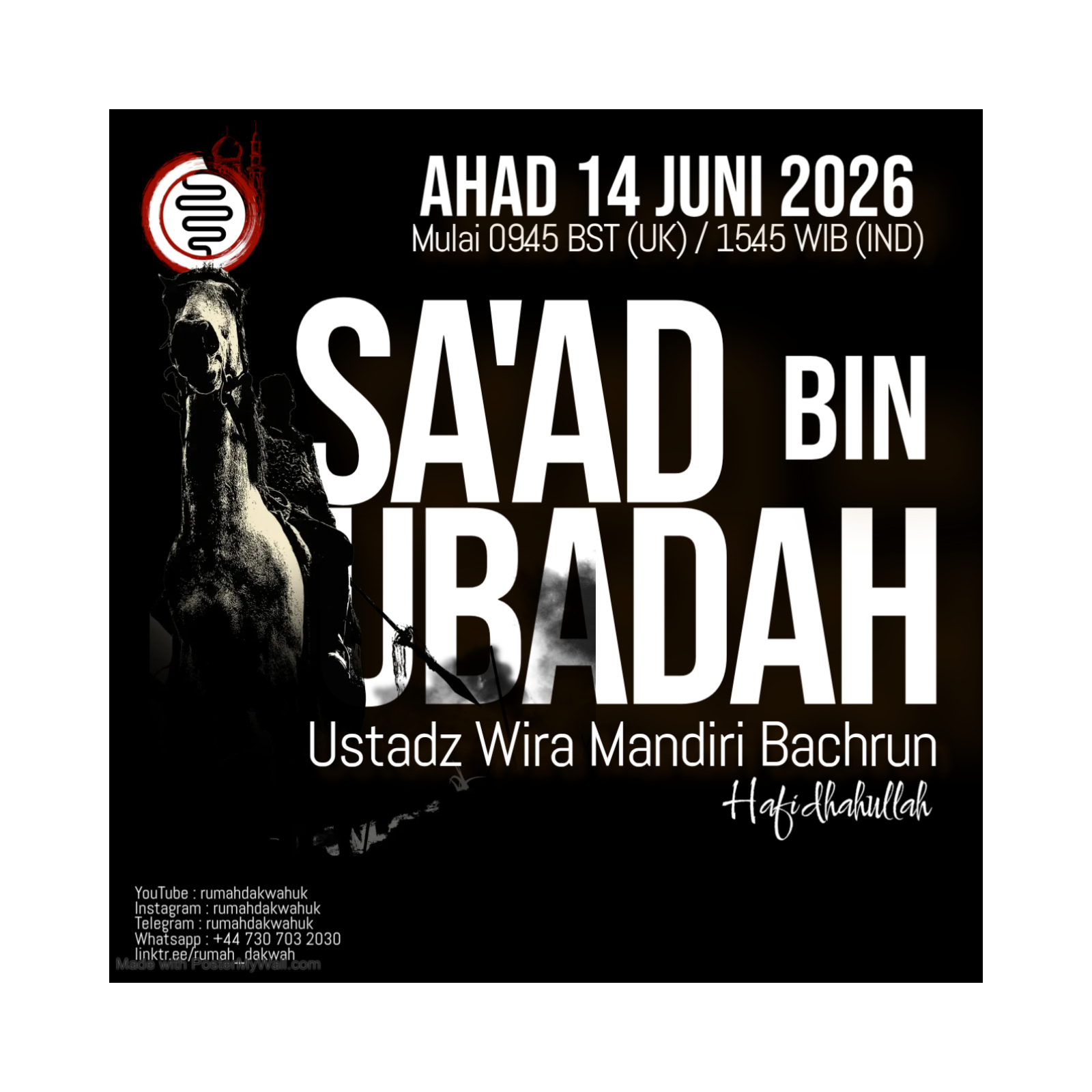 Ustadz Wira Mandiri Bachrun | Sirah | Sa'ad Bin Ubadah episode artwork