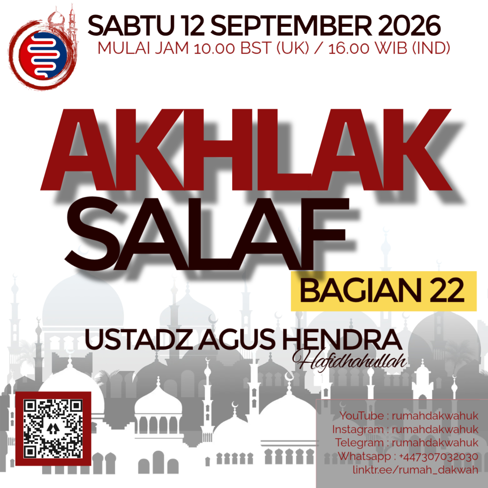 Ustadz Agus Hendra | Ensiklopedi Akhlak Salaf | Bagian 22