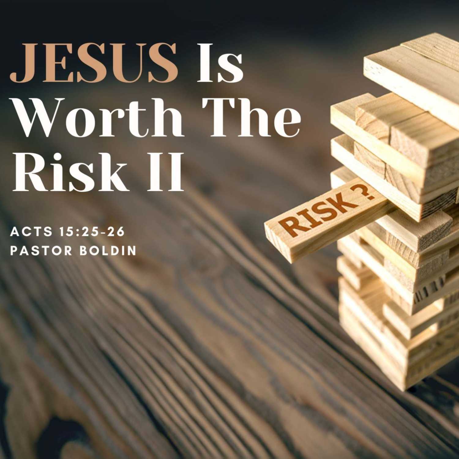 Jesus Is Worth The Risk II