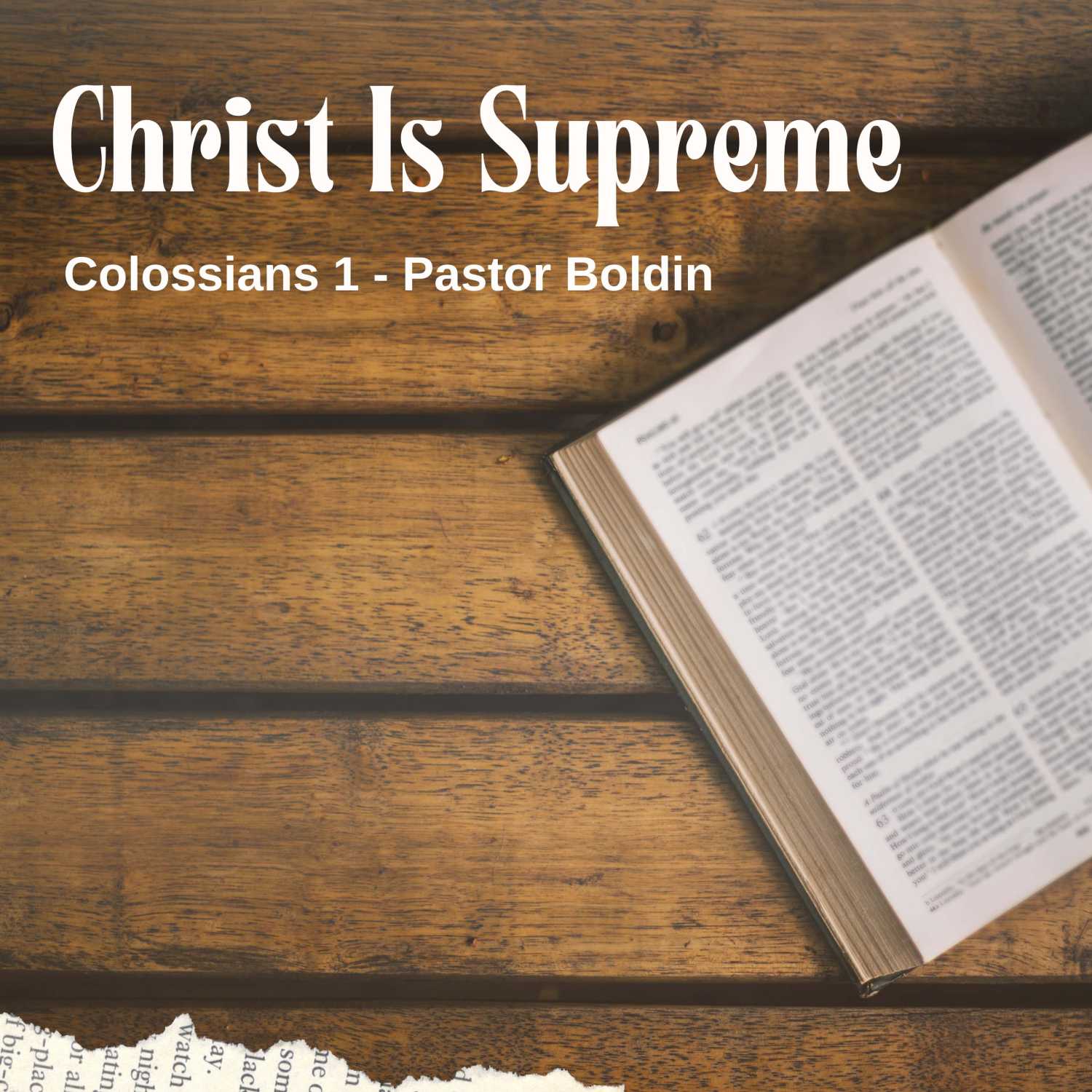 Christ Is Supreme