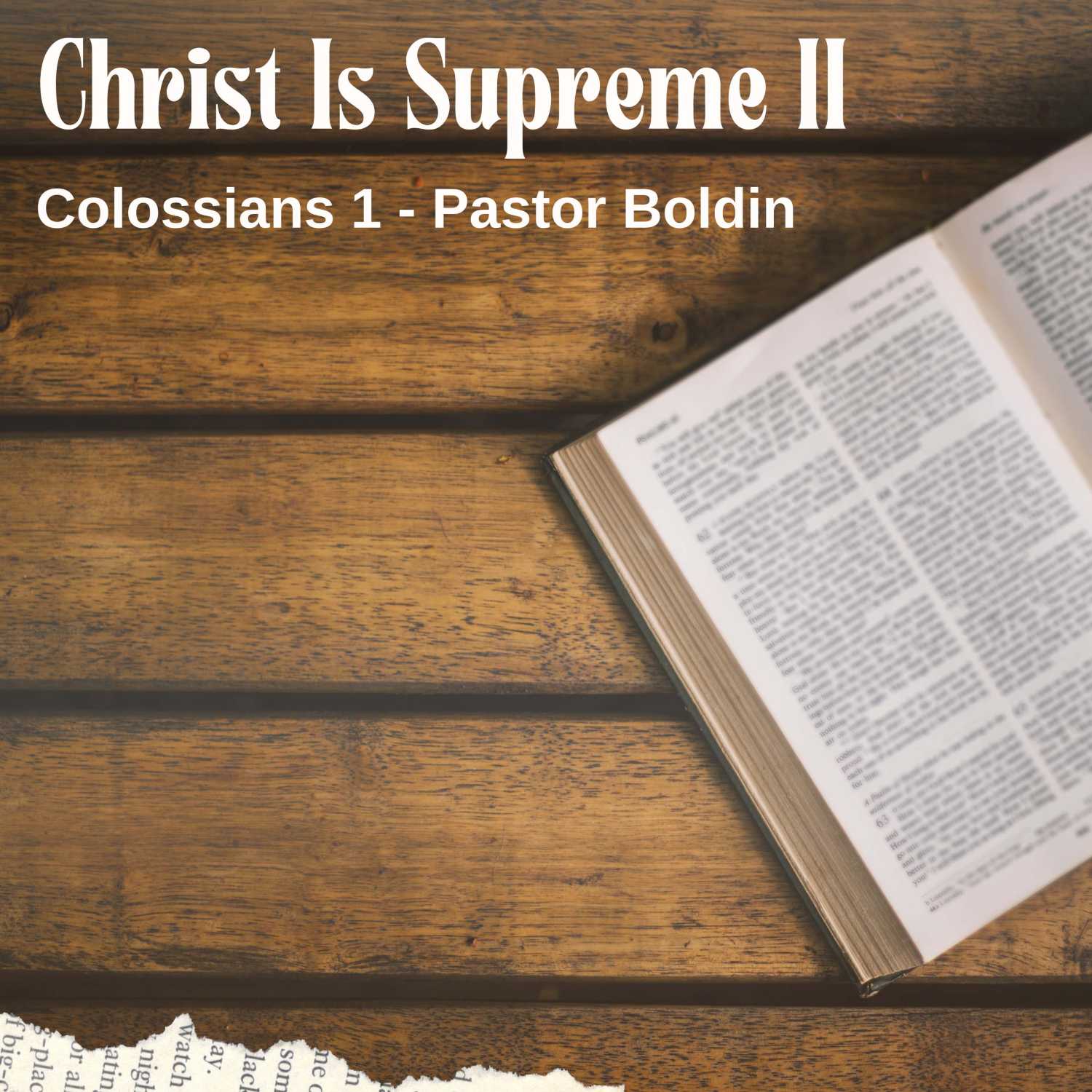 Christ Is Supreme