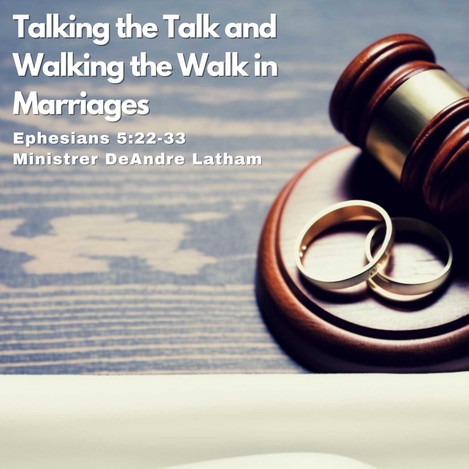 Talking the Talk and Walking the Walk in Marriages