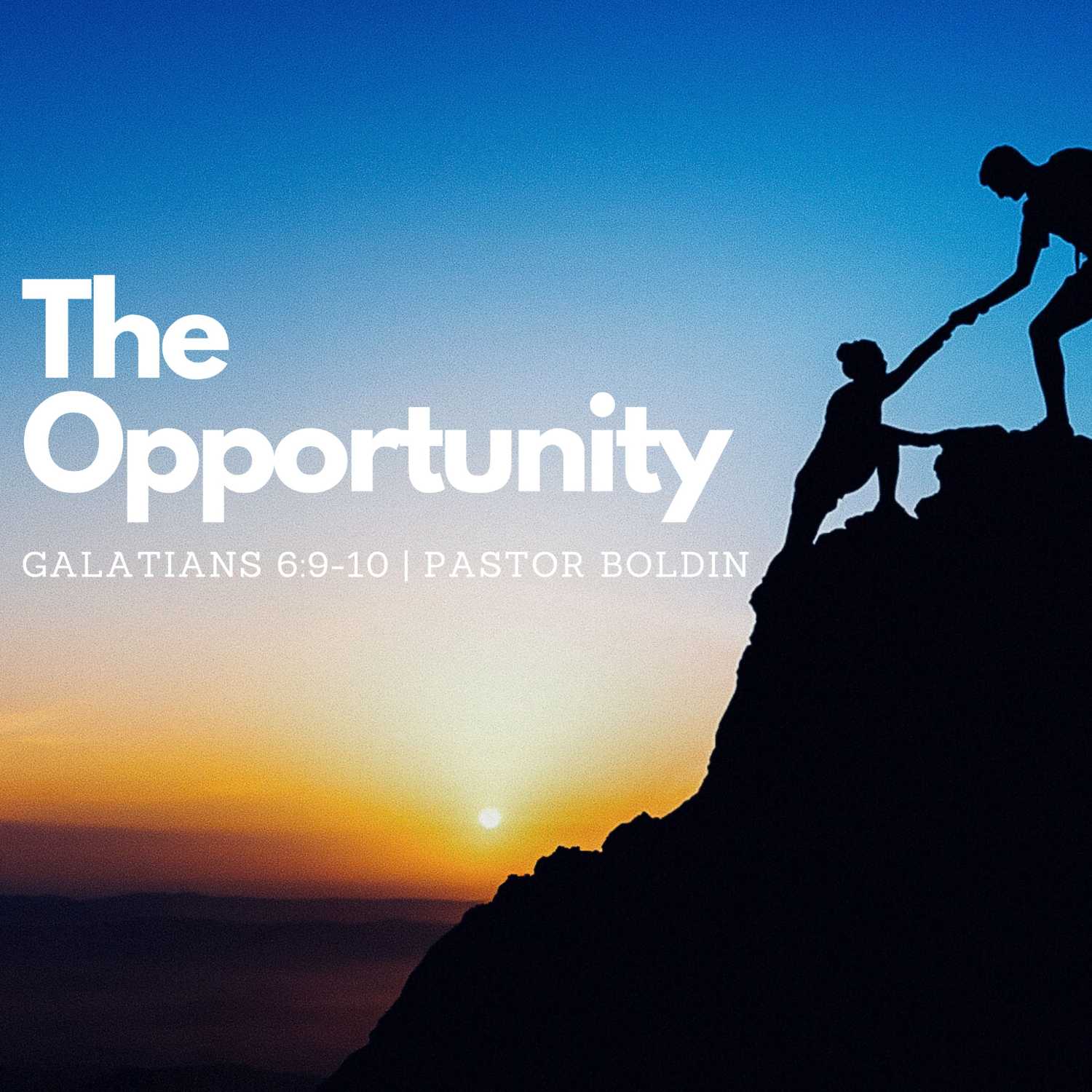 The Opportunity