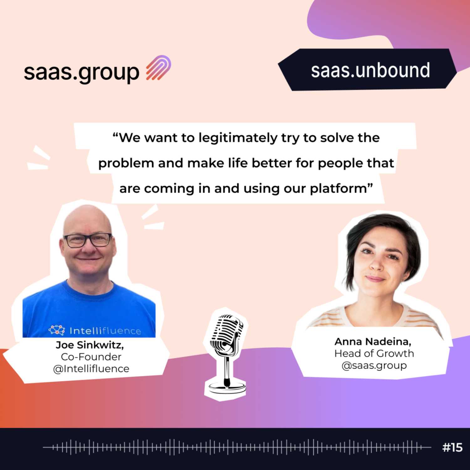 Joe Sinkwitz @Intellifluence. Bootstrapping an influencer marketing platform episode artwork