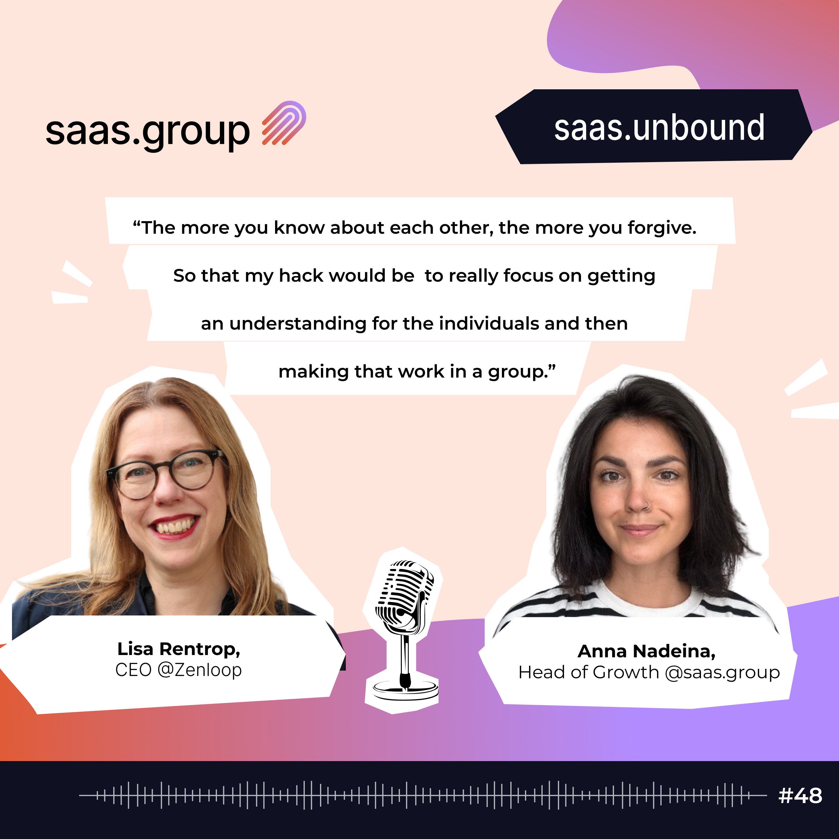 Unlocking SaaS product potential after the acquisition with Lisa Rentrop @zenloop episode artwork