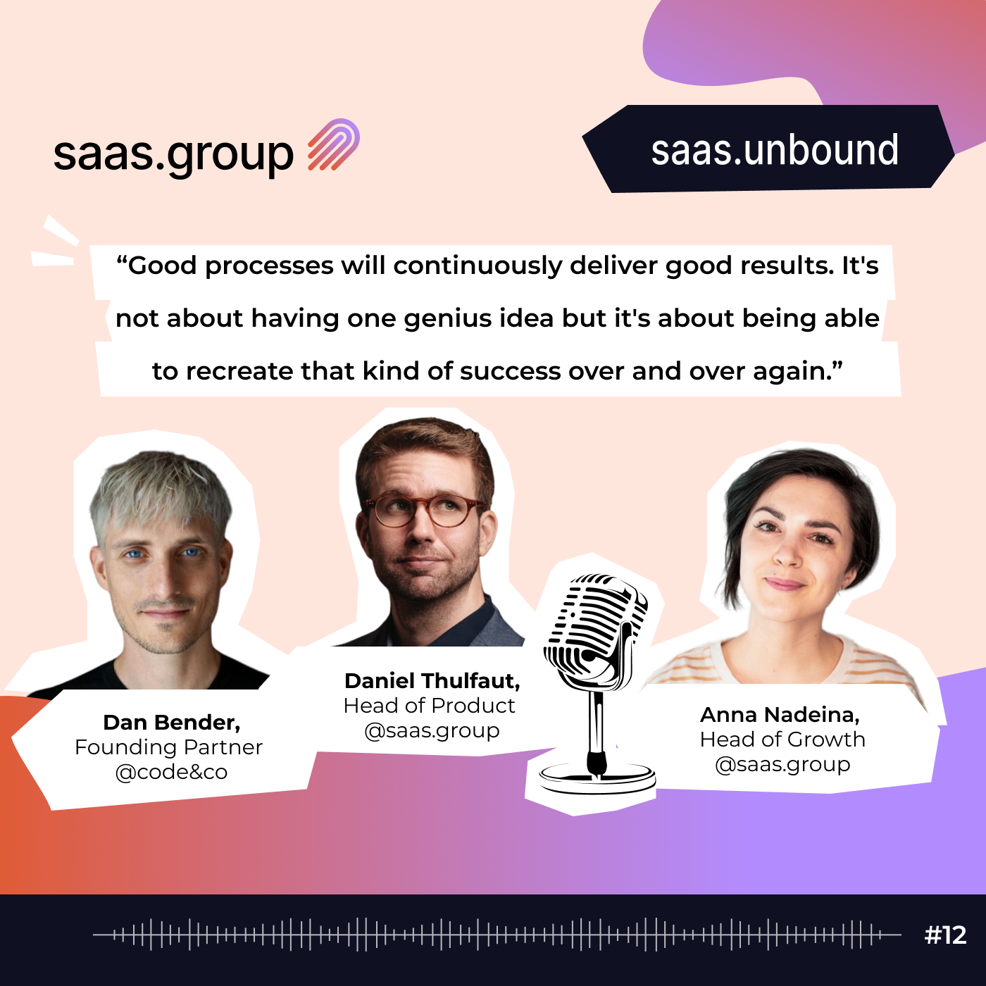 Product & tech due diligence in SaaS acquisitions with Dan Bender and Daniel Thulfaut episode artwork