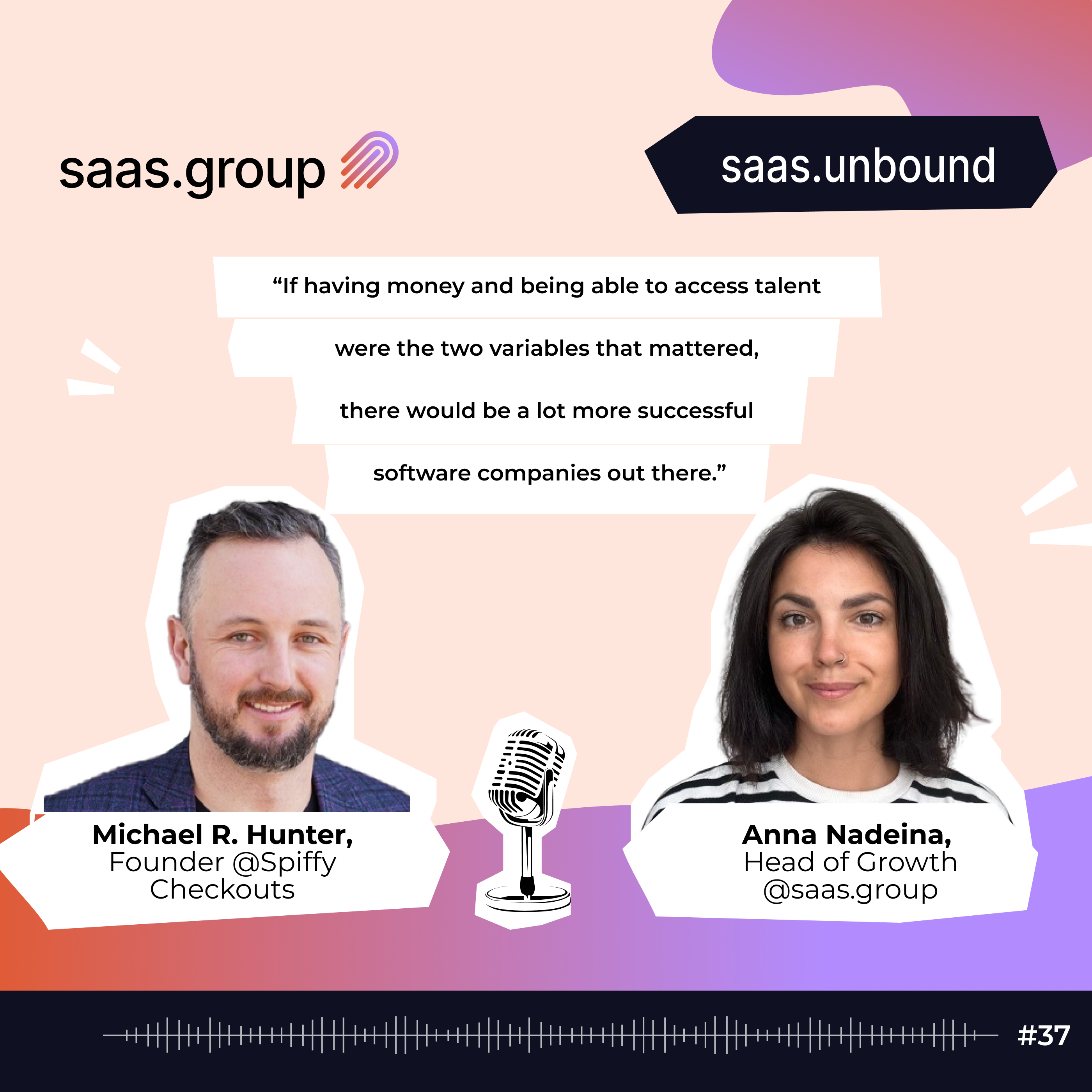 How to build a SaaS business to be ready for a life-changing exit with Michael Hunter @Spiffy episode artwork