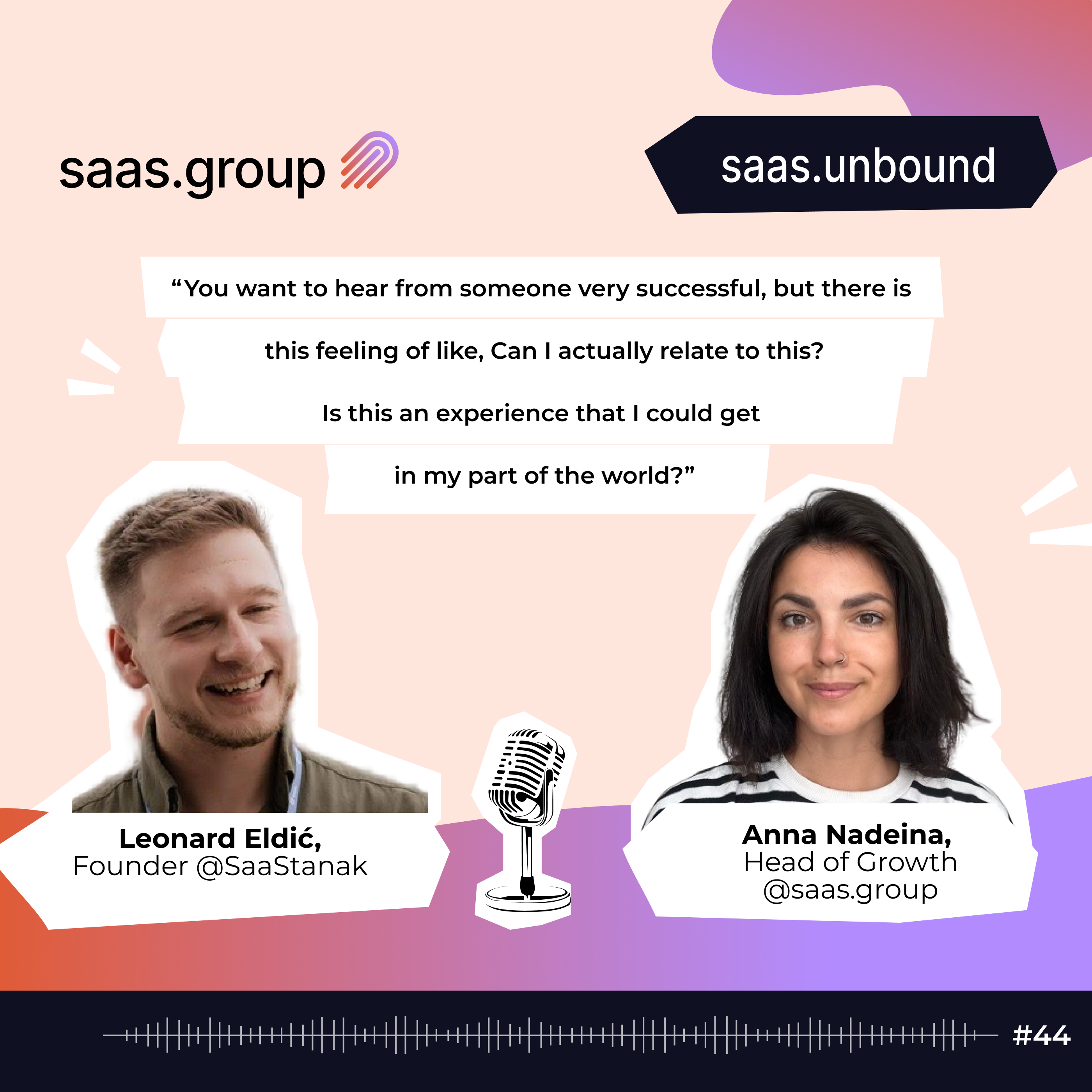 Bringing SaaS founders in the CEE together with Leo Eldic @SaaStanak episode artwork