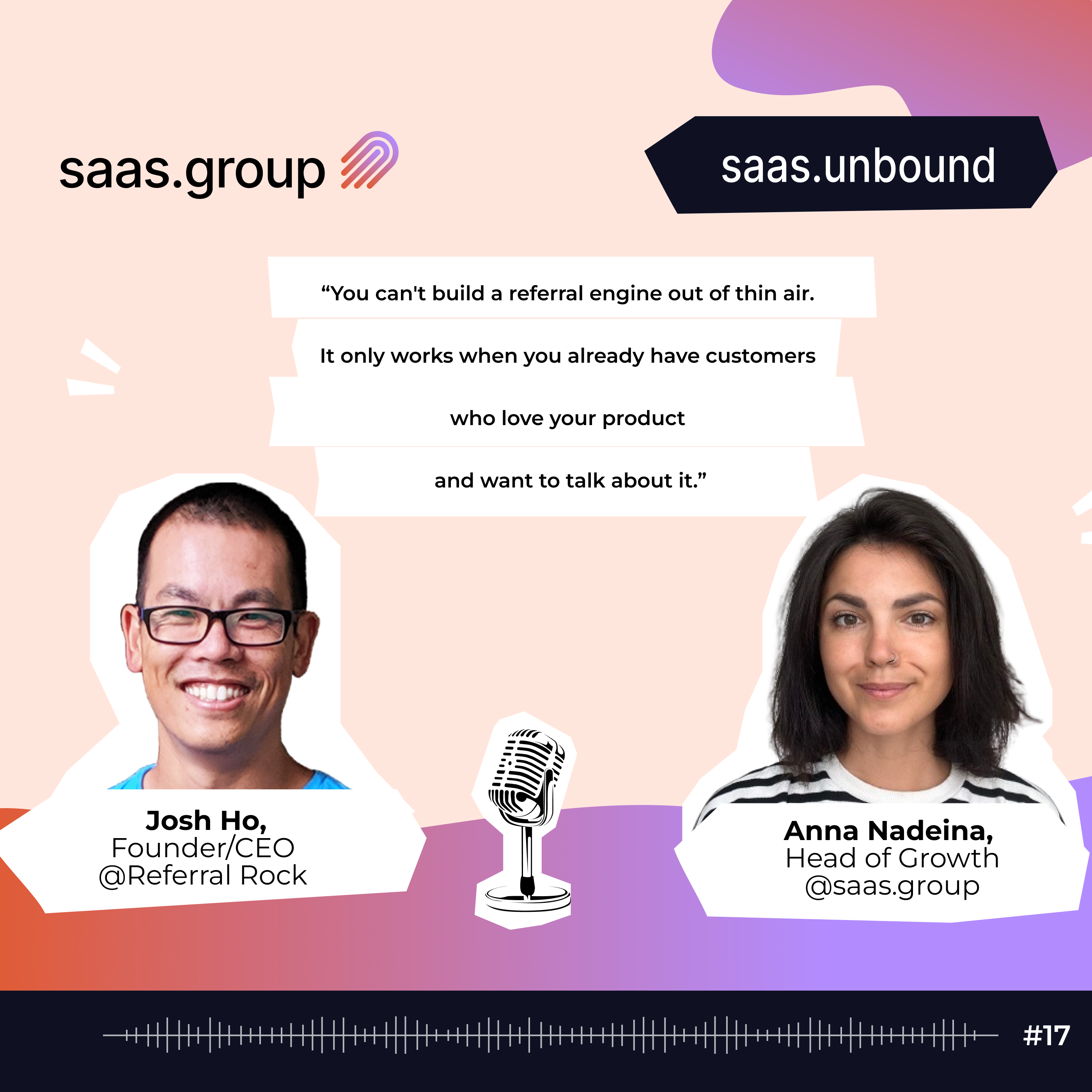 The reality of scaling a bootstrapped SaaS with Josh Ho @Refferal Rock episode artwork