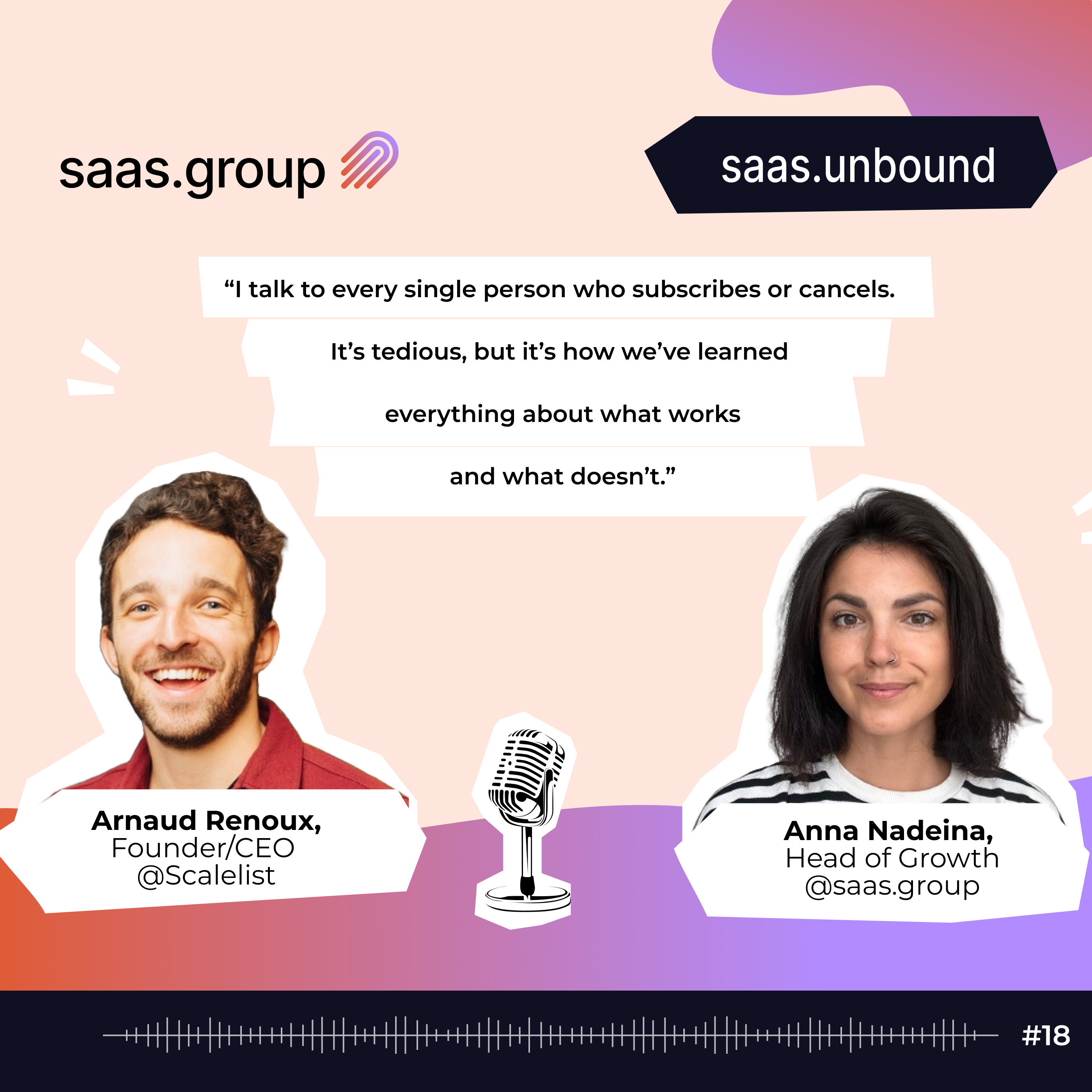 From lead gen agency to sales enablement PLG SaaS with Arnaud Renoux @ScaleList episode artwork