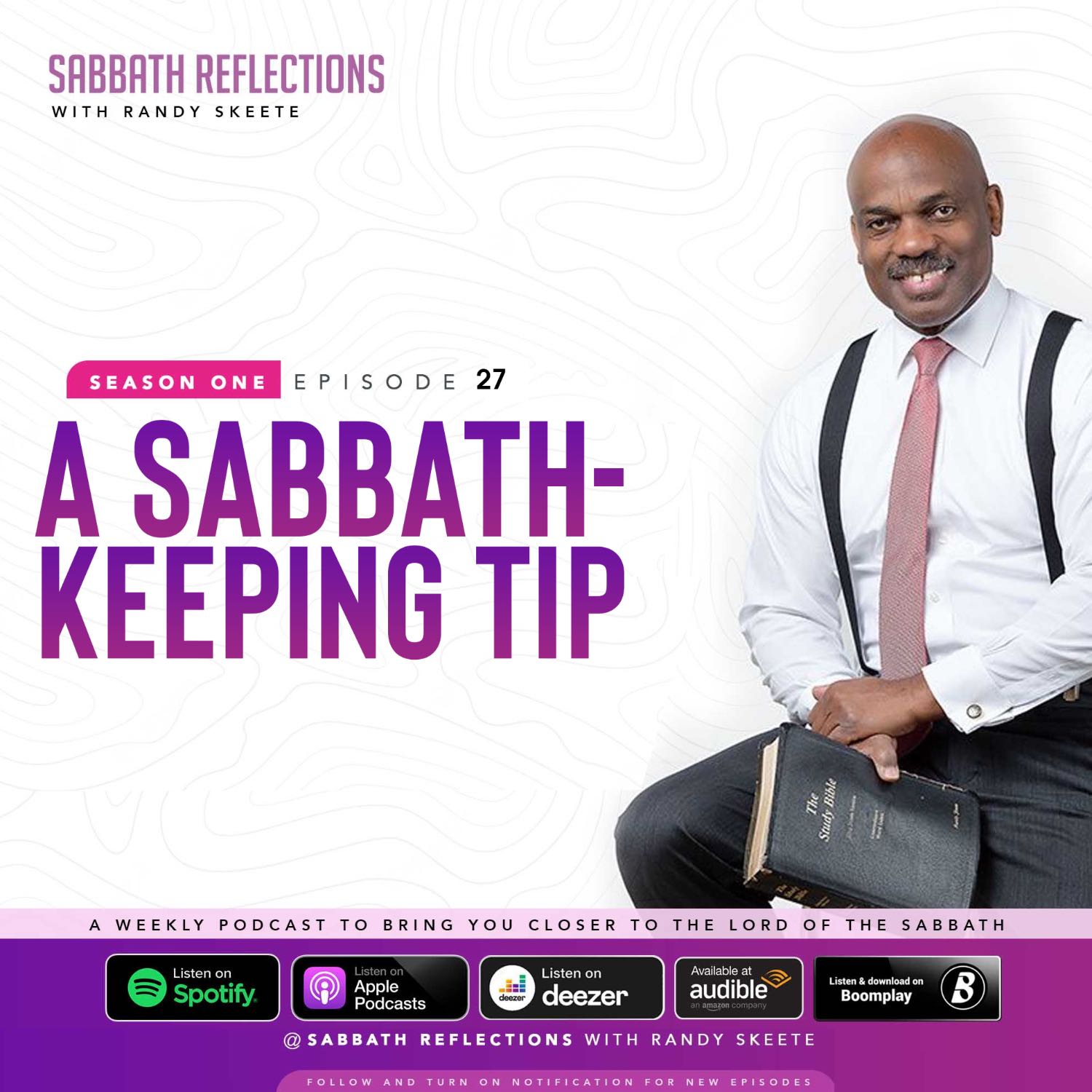 Sabbath Reflections with Randy Skeete