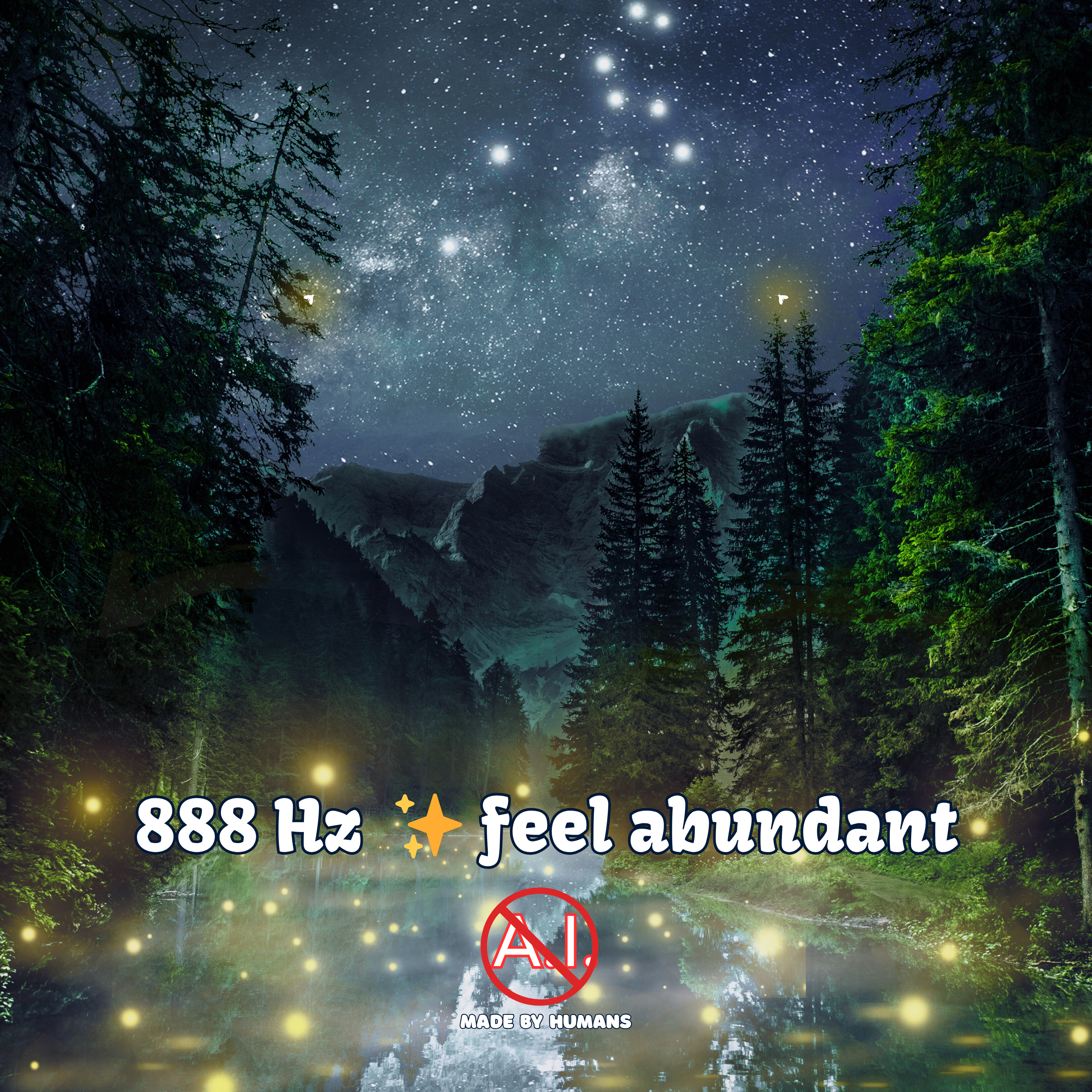 888 Hz 💚 1 Hr Sleep Meditation | Aligning with an Abundance Mindset | Binaural Beats, Subliminal Affirmations, Black Screen
