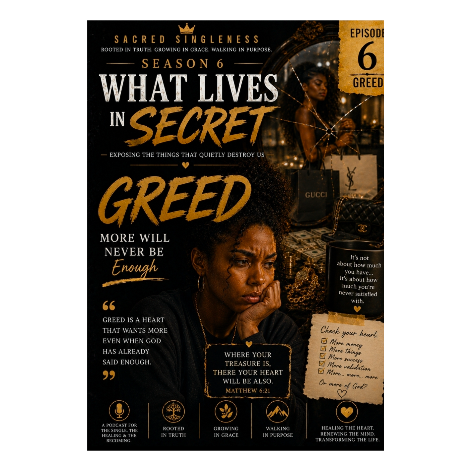 WHAT LIVES IN SECRET: GREED