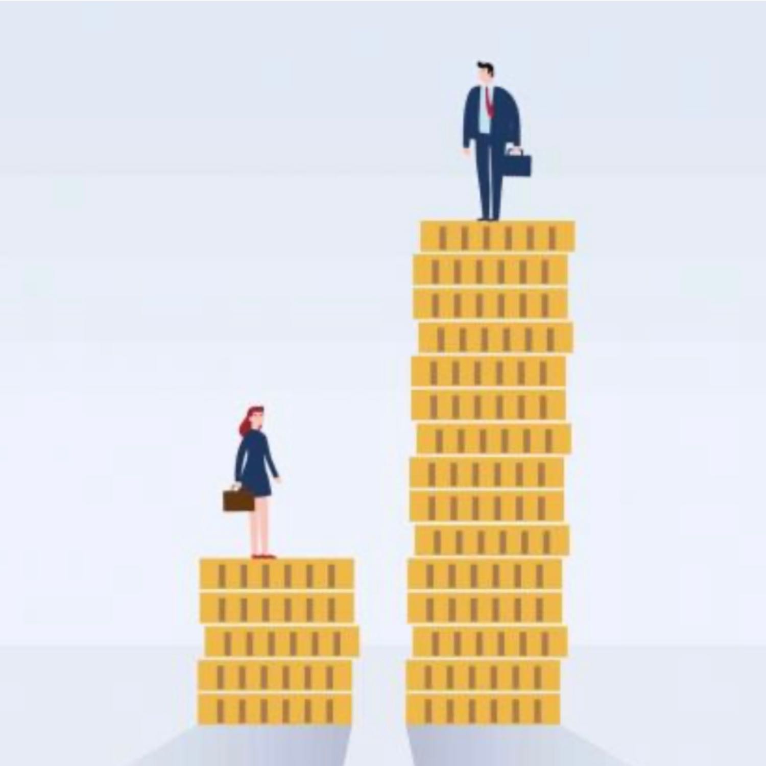 De salarisstrijd: mannen aan het roer