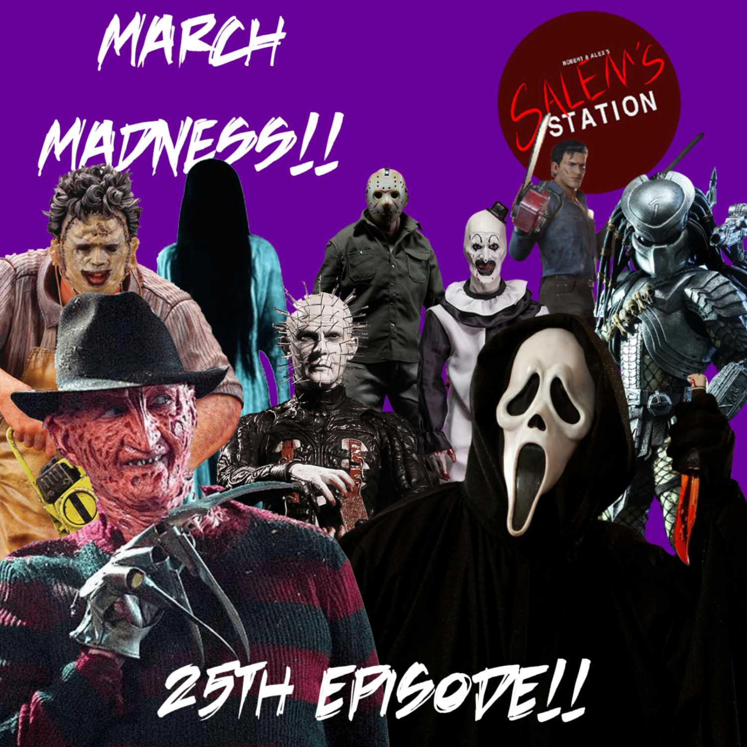 Ep 25. March Madness w/ Horror Characters!! 25th EPISODE!!!