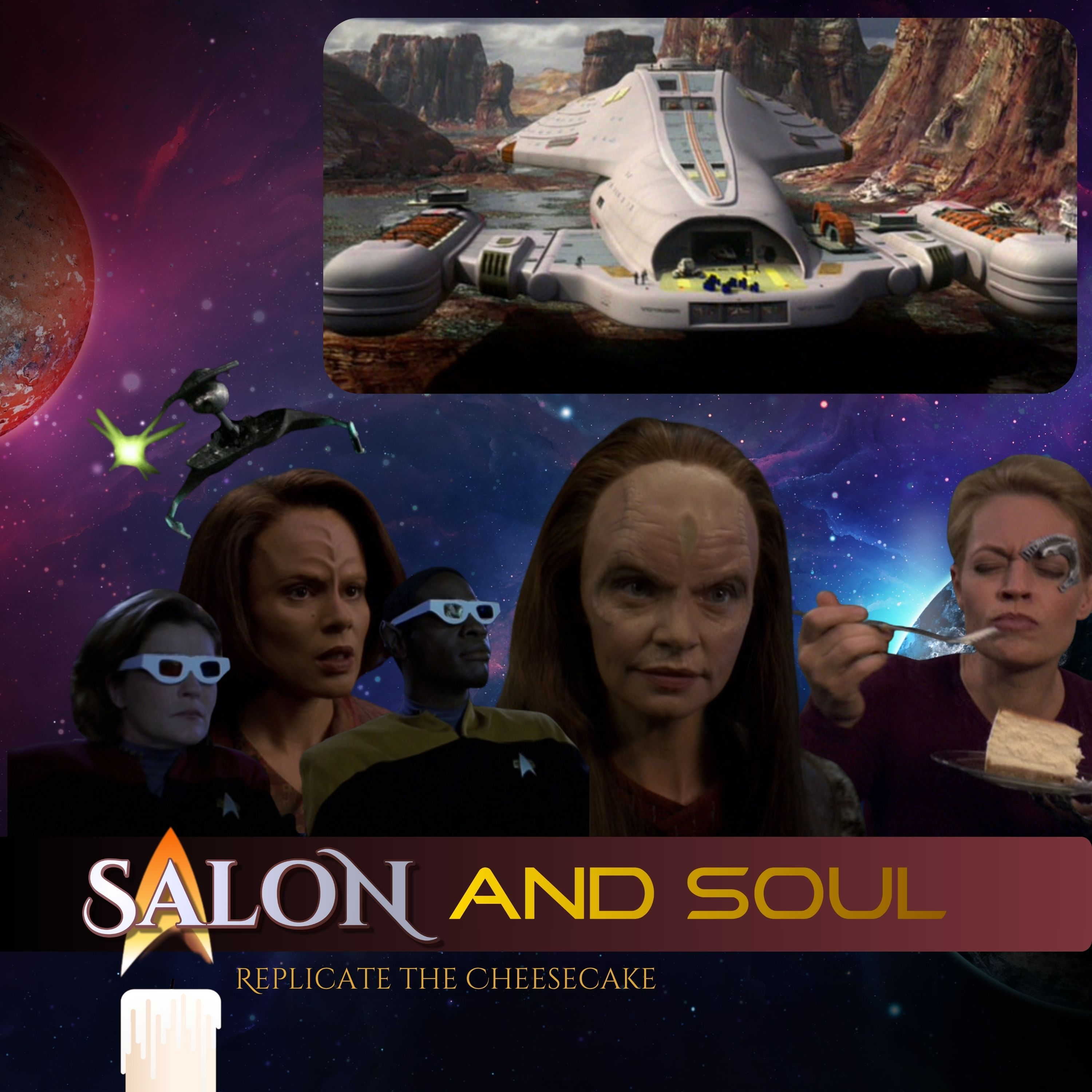 Salon and Soul - A Star Trek: Voyager Season 7 Part 1 Thumb War episode artwork