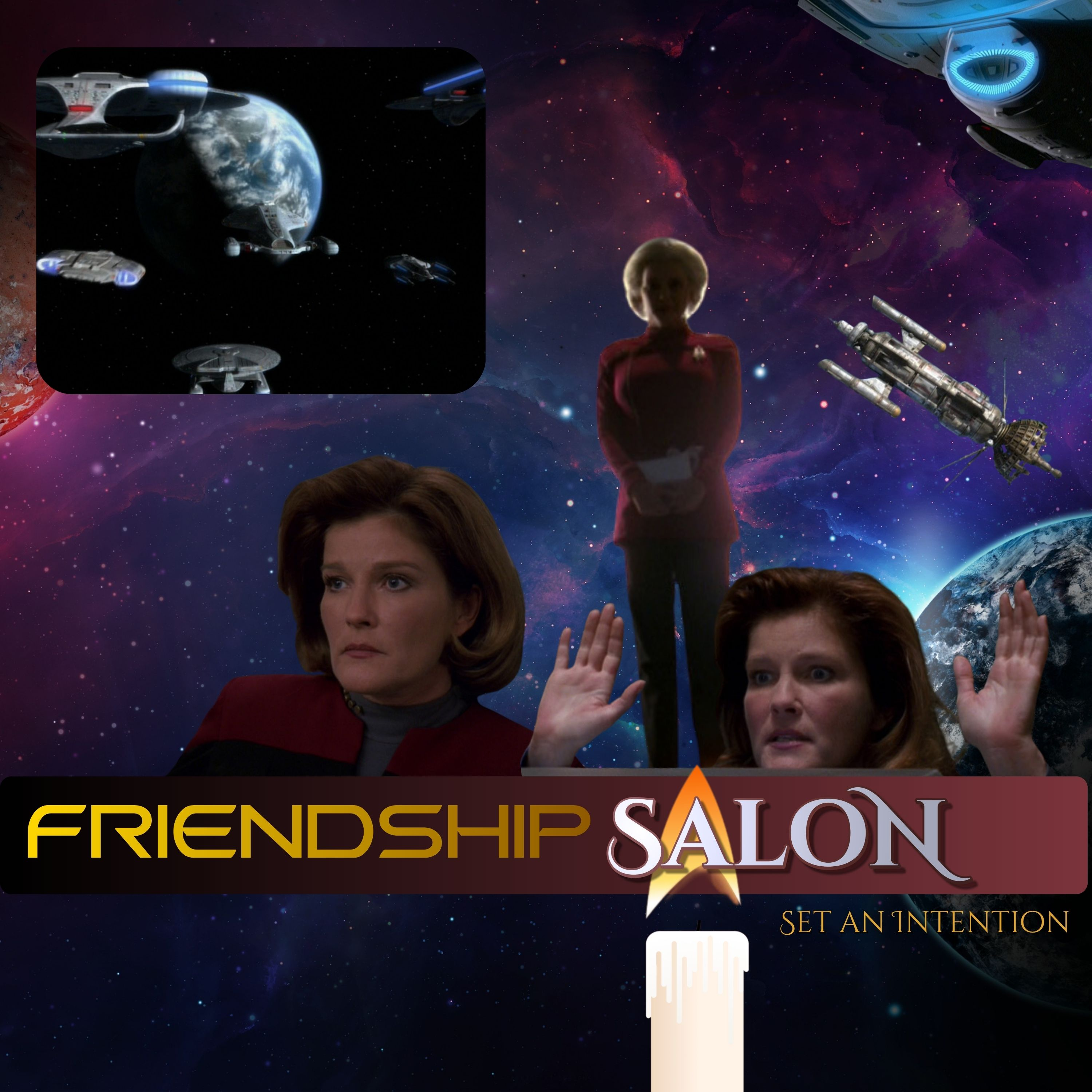 Friendship Salon - a Star Trek: Voyager Season 7 Part 2 Thumb War episode artwork