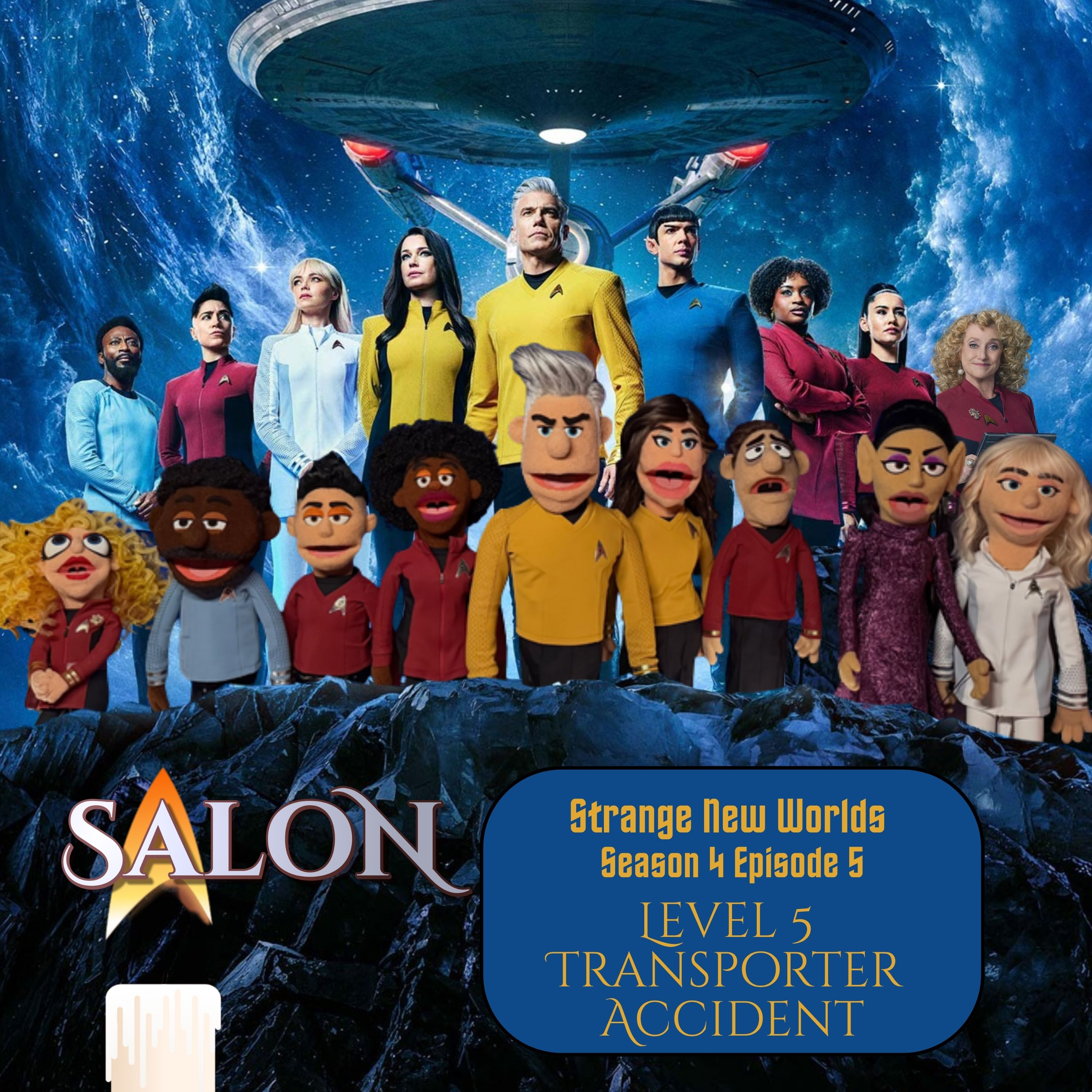 Strange New Salon: Level Five Transporter Accident episode artwork
