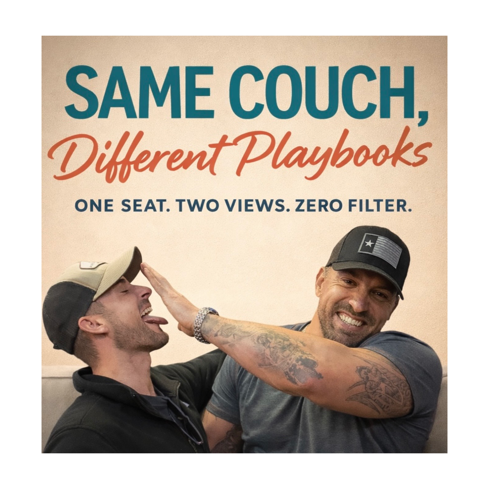 Same Couch, Different Playbooks