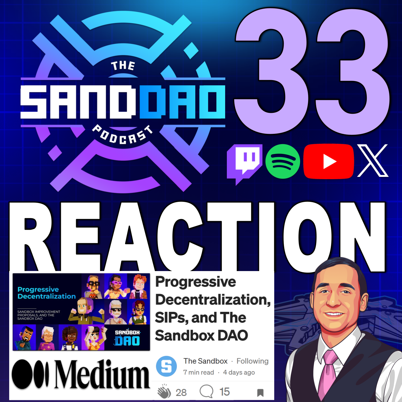 SANDDAO - An educational & news Podcast about the Sandbox DAO