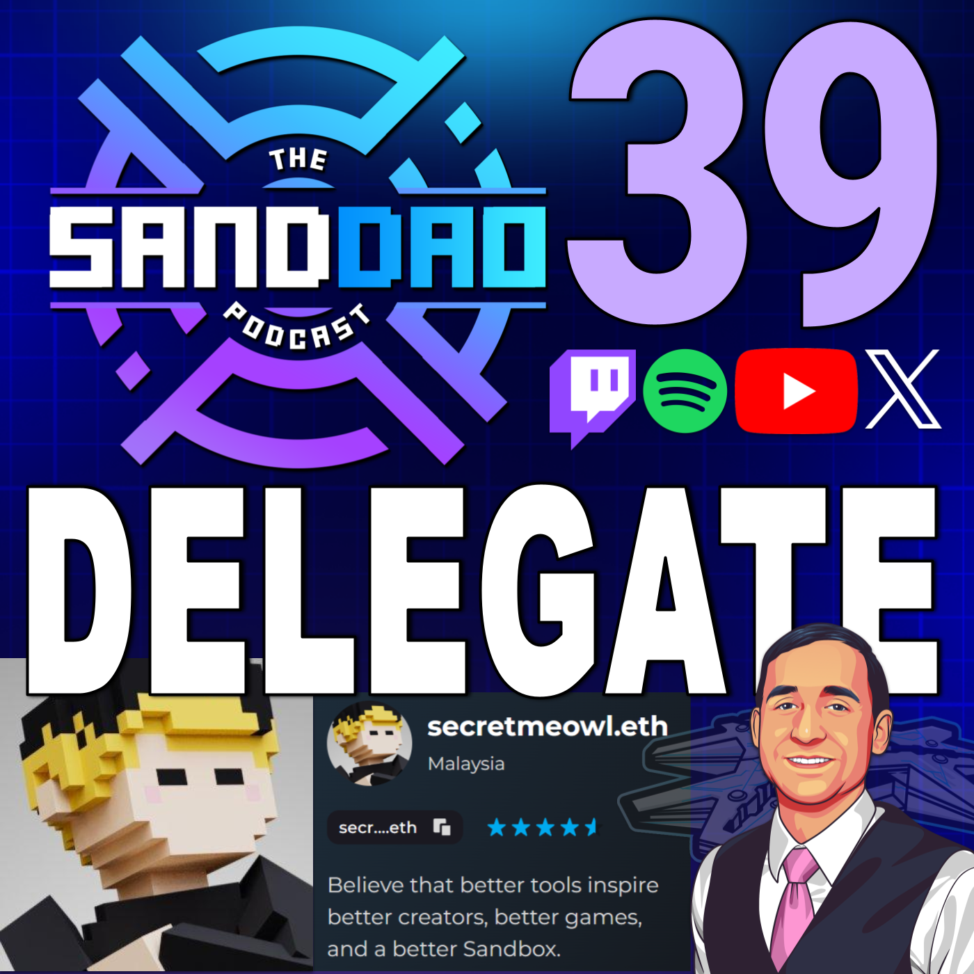 SANDDAO - An educational & news Podcast about the Sandbox DAO