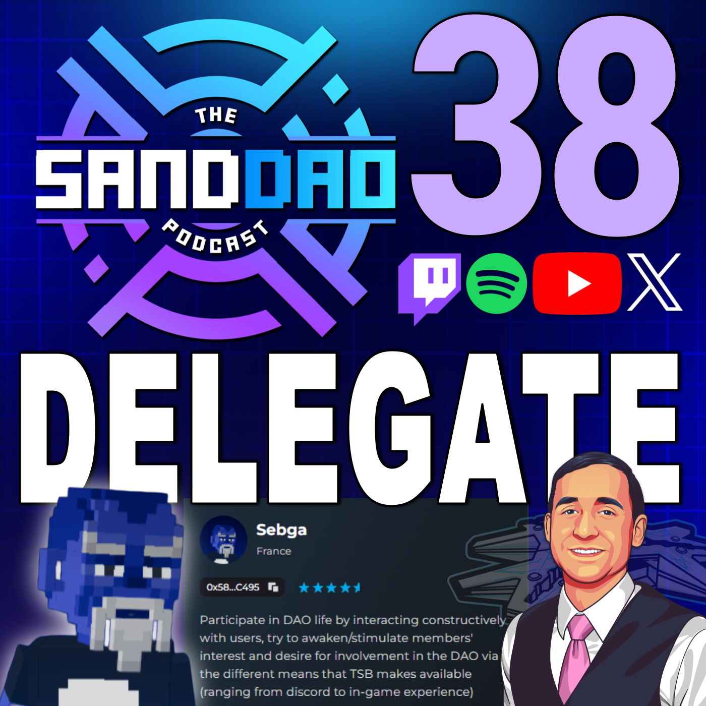 SANDDAO - An educational & news Podcast about the Sandbox DAO