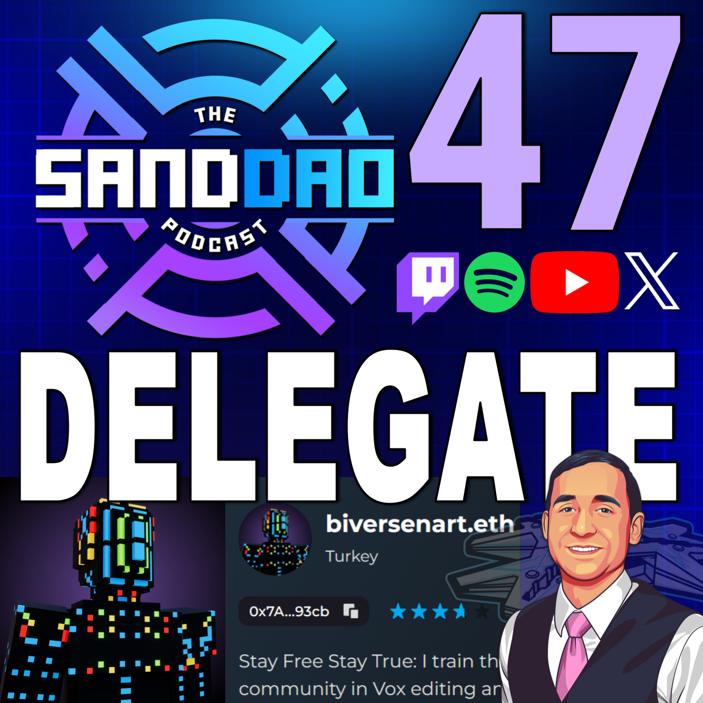 SANDDAO - An educational & news Podcast about the Sandbox DAO