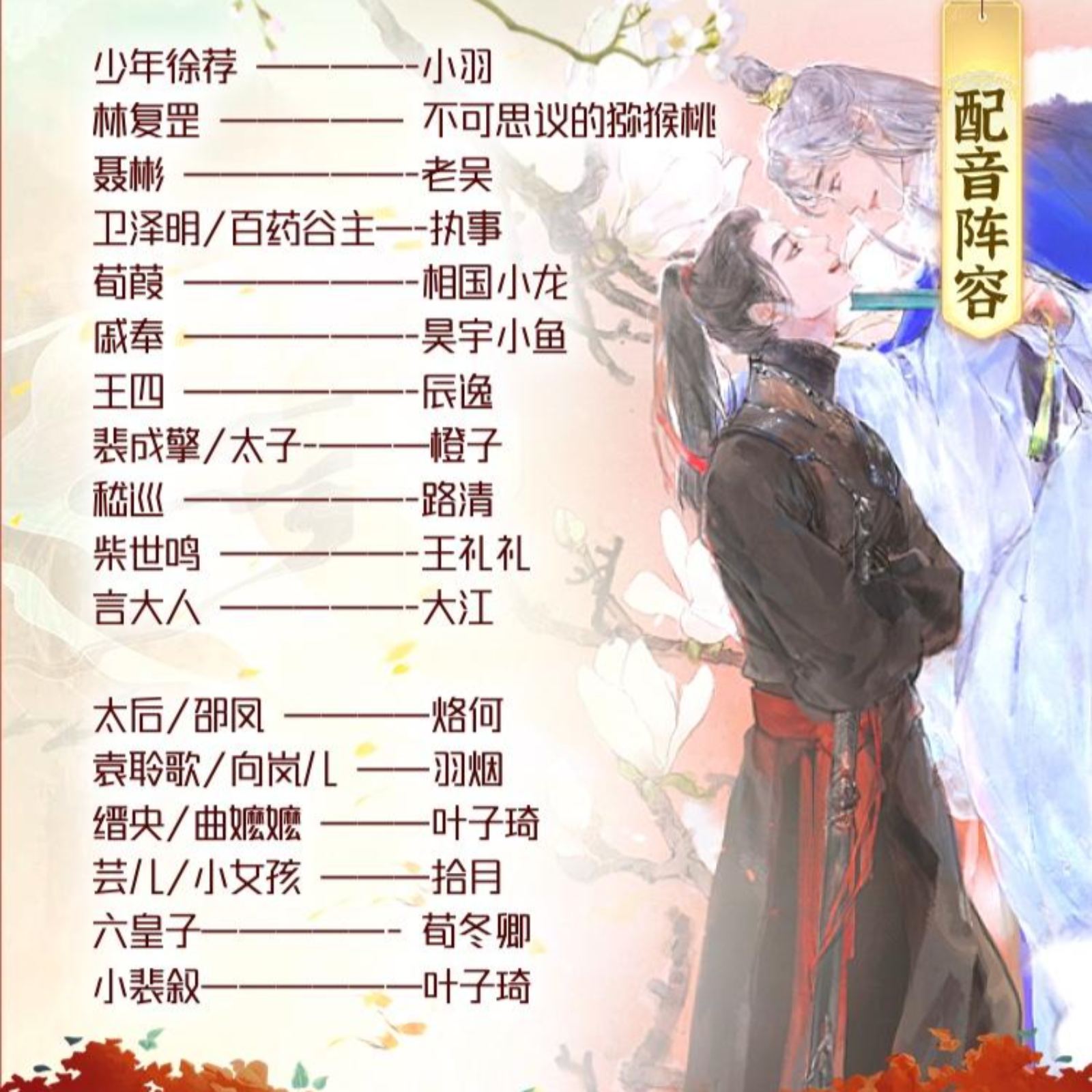 2116 双男主武侠_朱明怀寸心 241～280（小红×杜骁）【旁白：八千里路】