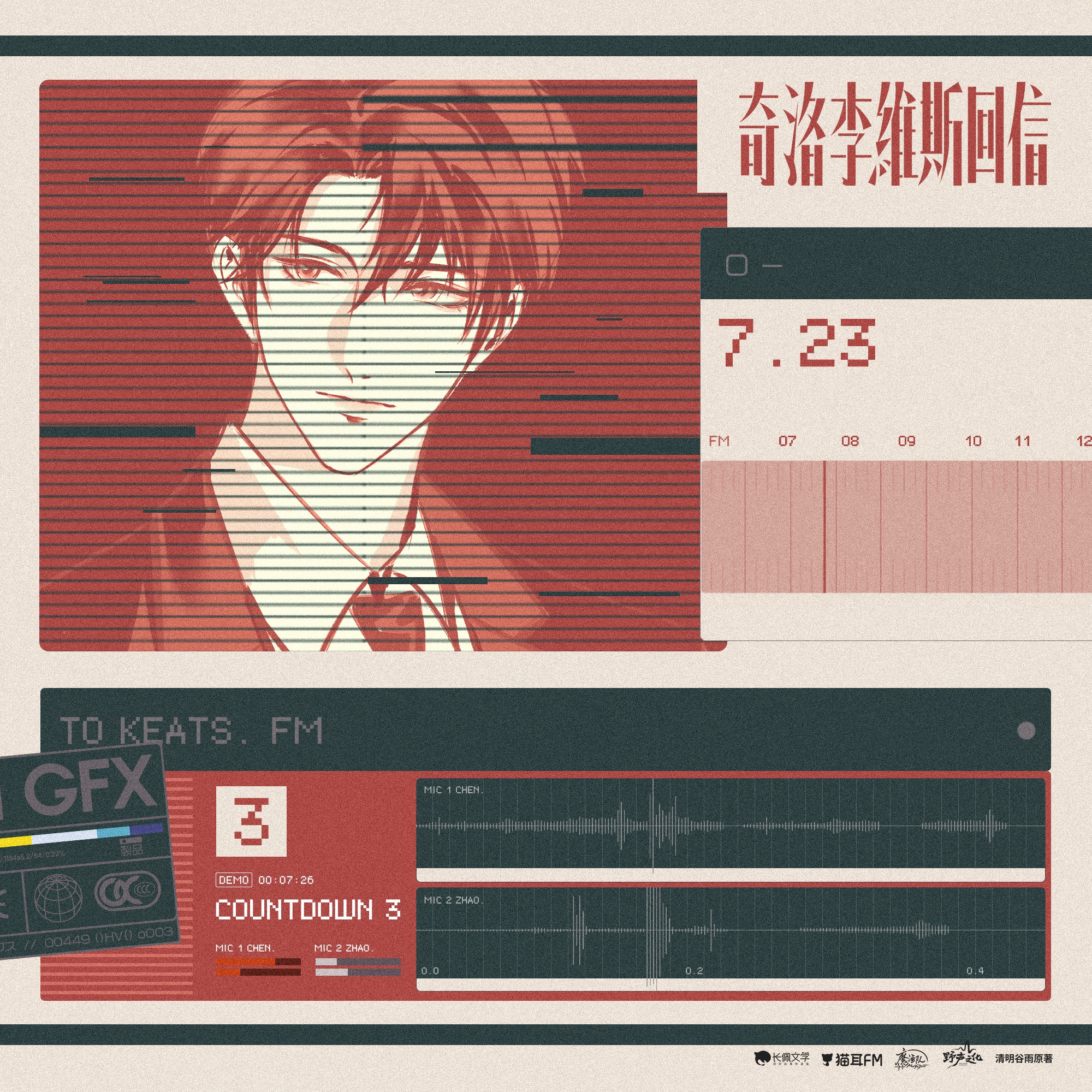 2208 「奇洛李维斯回信」广播剧（花都新社HX007刊（旧） · 单身疯情宴➕番外 2～5、7，新春➕最后一封信➕作者回信） 陈张太康, 郑希, 倒霉死勒, 郝祥海, 三石, 刘一鸣, 汤水雨, 江白, 田茗旗, 余昊威, 刘朔, 徐安, 简单, 阿步, 路扬, 瞳音, 曾凡可玉, 杨潇然,尹博一, 李翰林, 家明, 樊宇鑫, 王秋皓