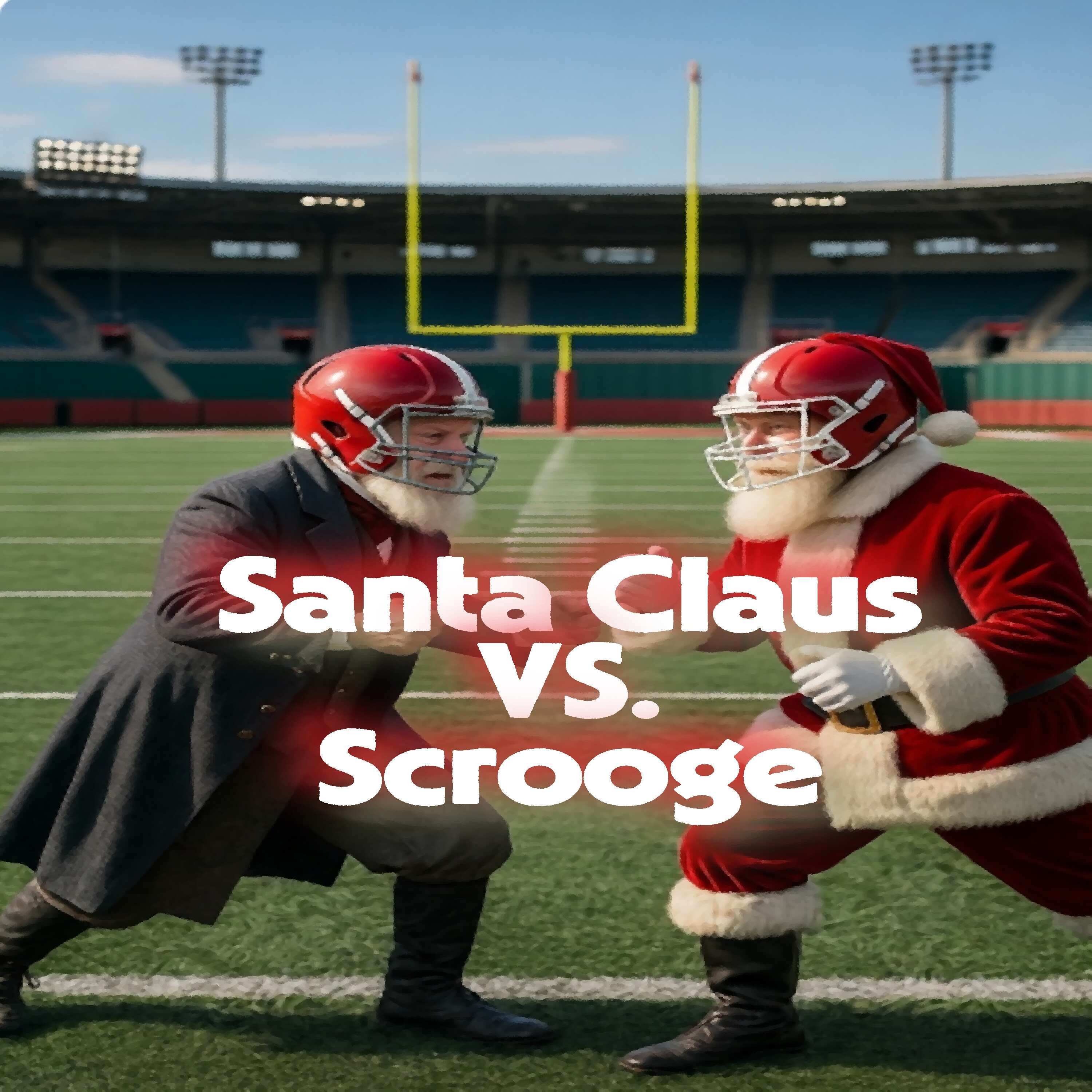 Santa Claus Vs. Scrooge - Christmas , Holiday , Fantasy Football , Games, Football Podcast