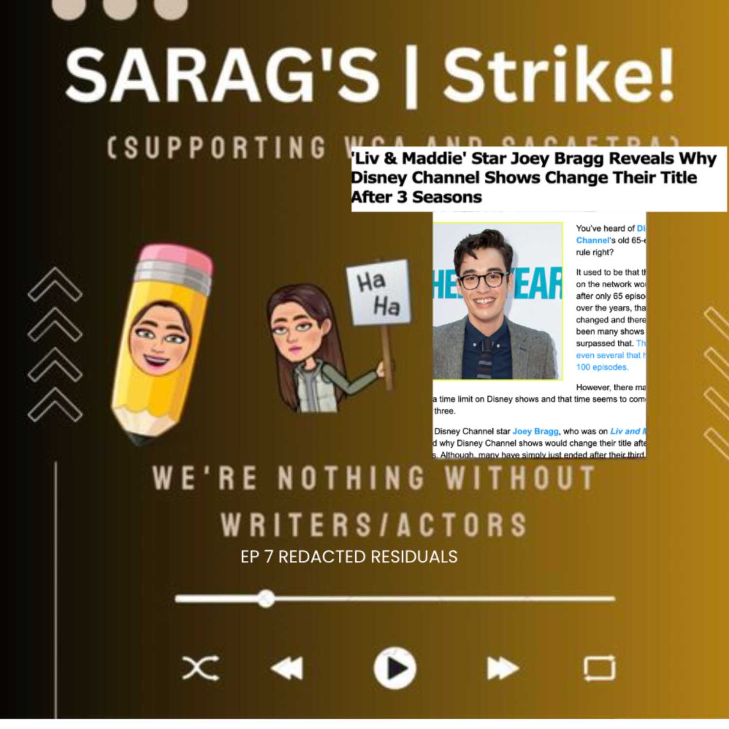 Sara G |Strikes ( supporting WGA/SAGAFTRA)