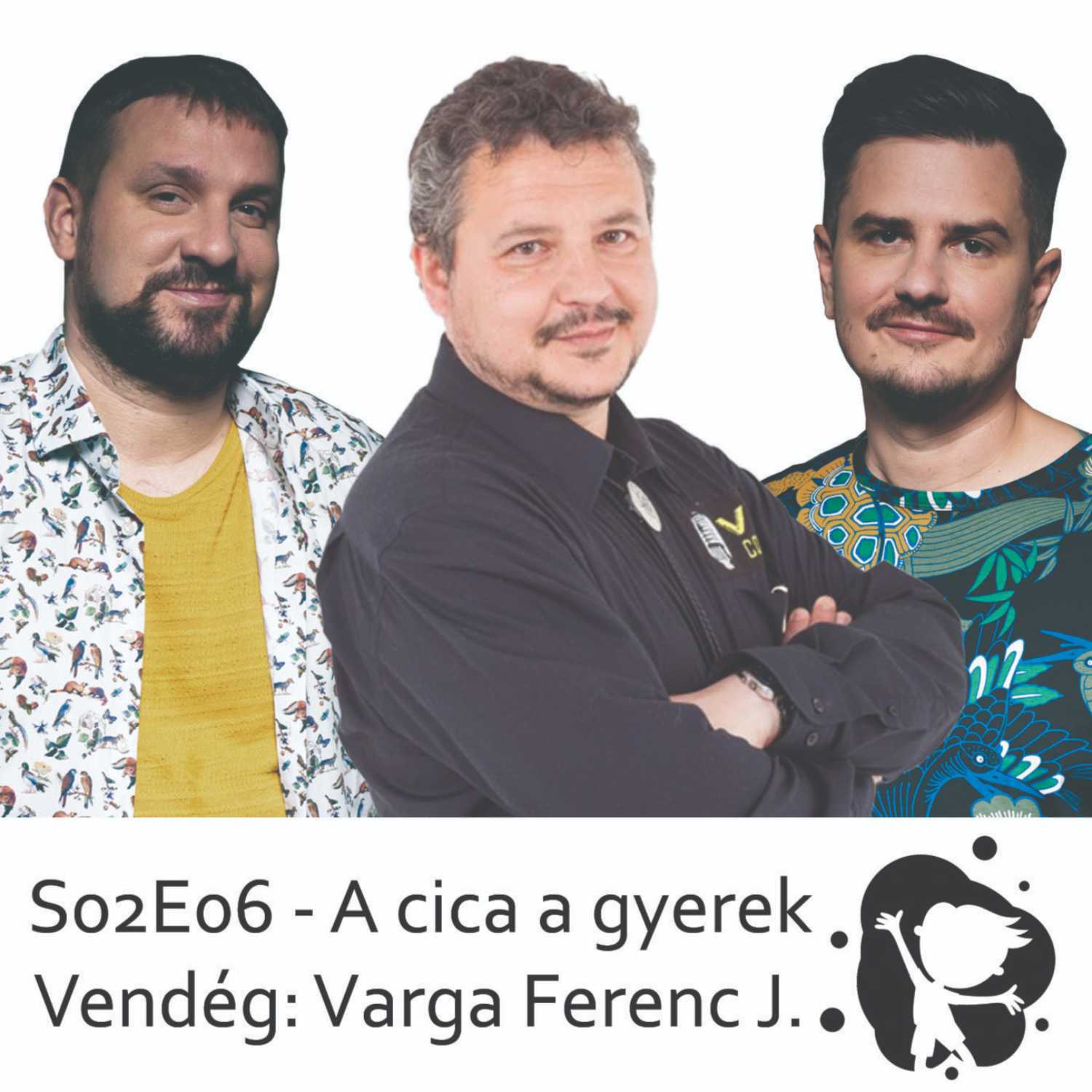 Saras tócsákban ugrálni - Varga Ferenc József - A cica a gyerek