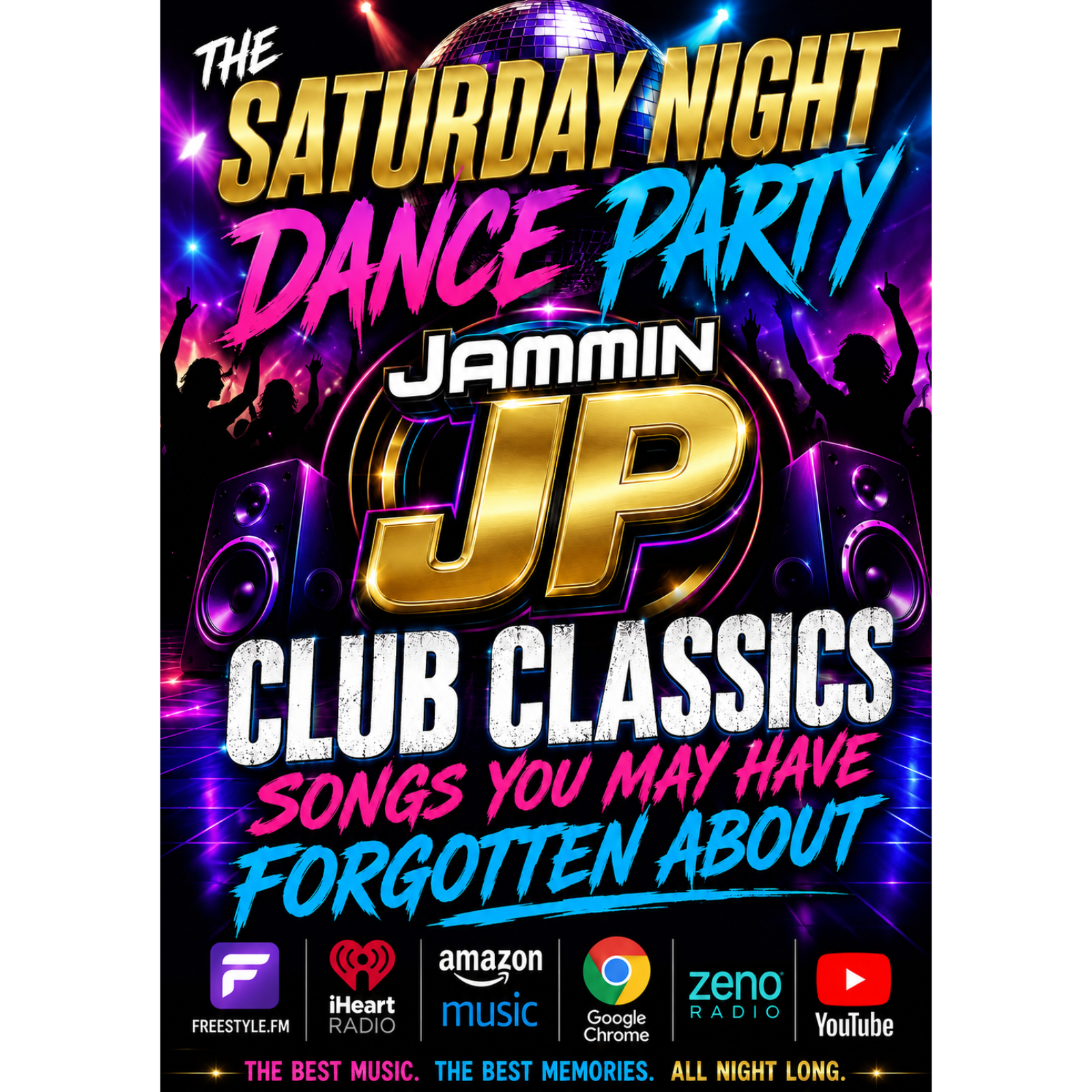 CLUB CLASSICS SONGS YOU MAY HAVE FORGOTTEN ABOUT THE SATURDAY NIGHT DANCE PARTY  JAMMIN JP  episode artwork