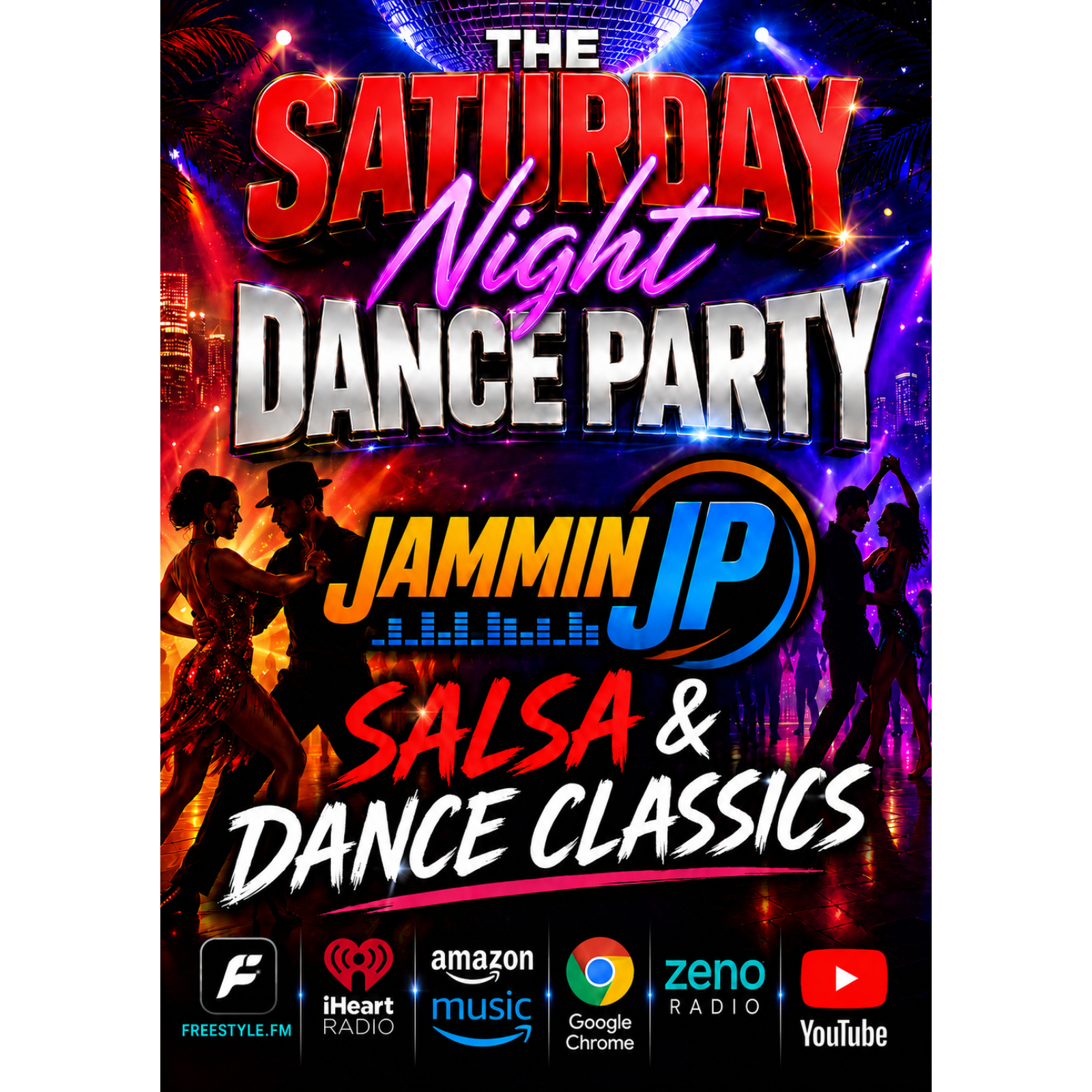 SALSA & DANCE CLASSICS THE SATURDAY NIGHT DANCE PARTY WITH JAMMIN JP  episode artwork