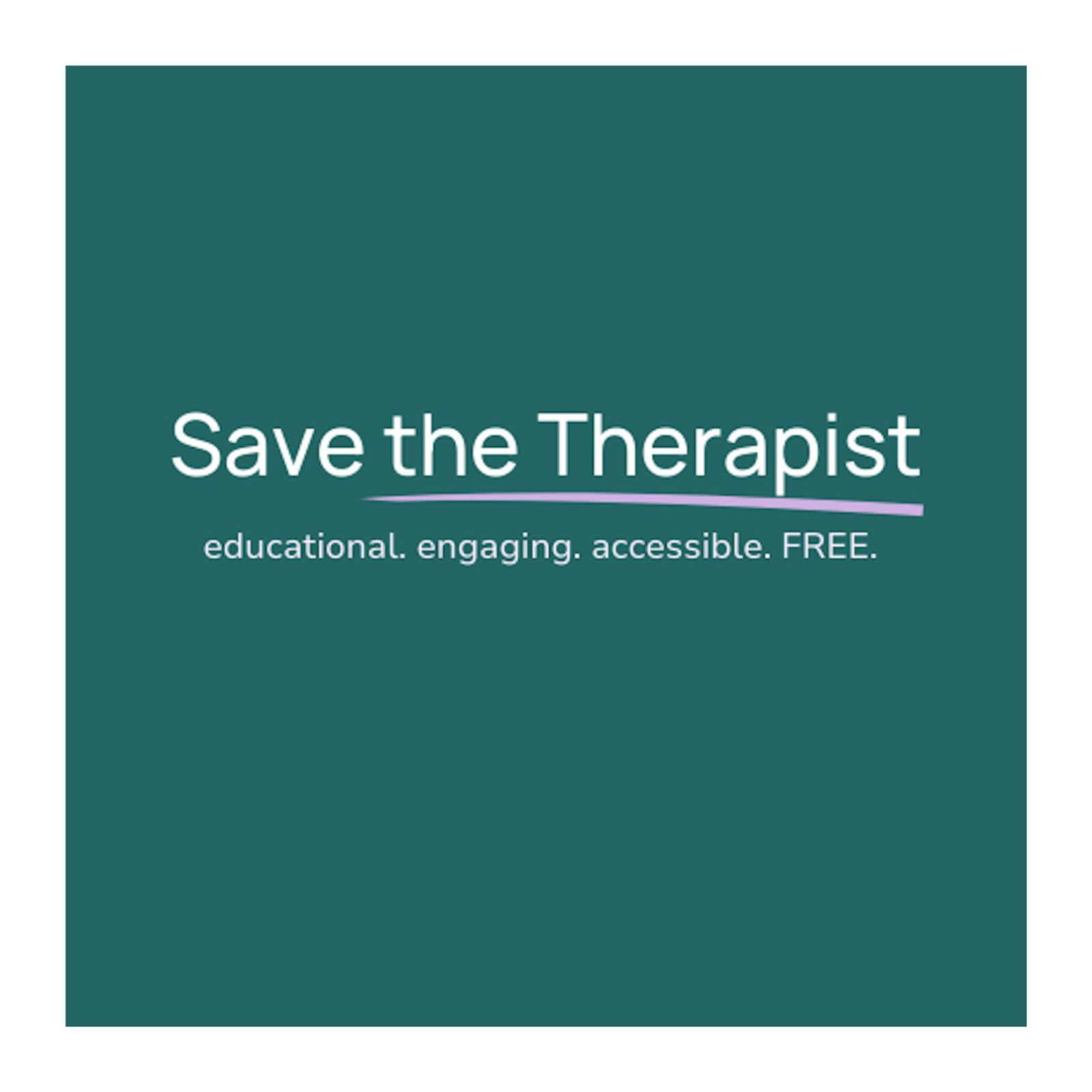 Save the Therapist