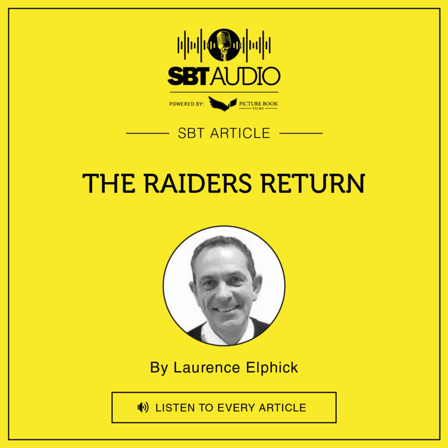 SBT AUDIO #The Raiders Return by Laurence Elphick