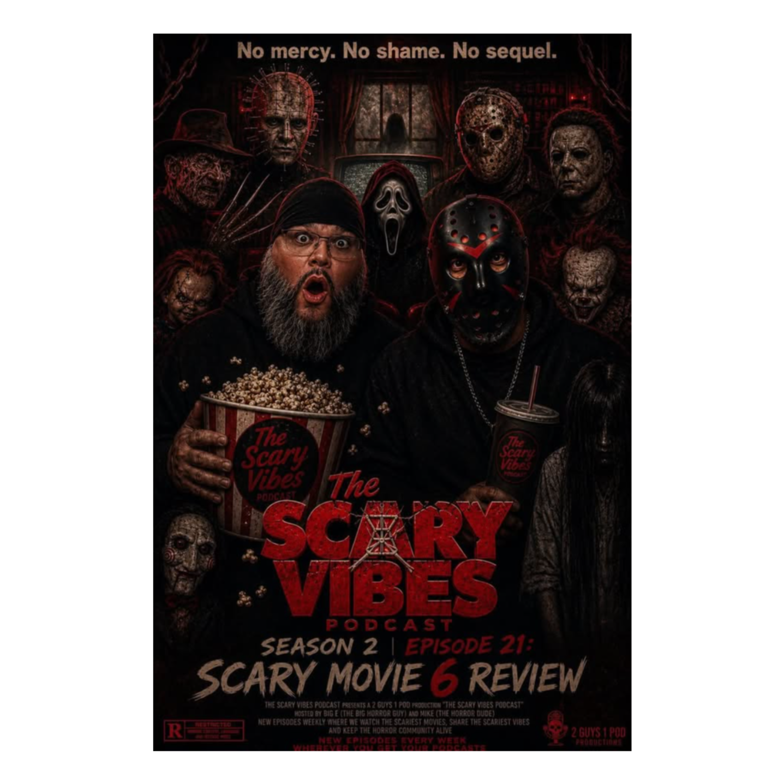 Scary Movie 6 Review + The Backrooms Horror | Scary Vibes Podcast S2E21 episode artwork