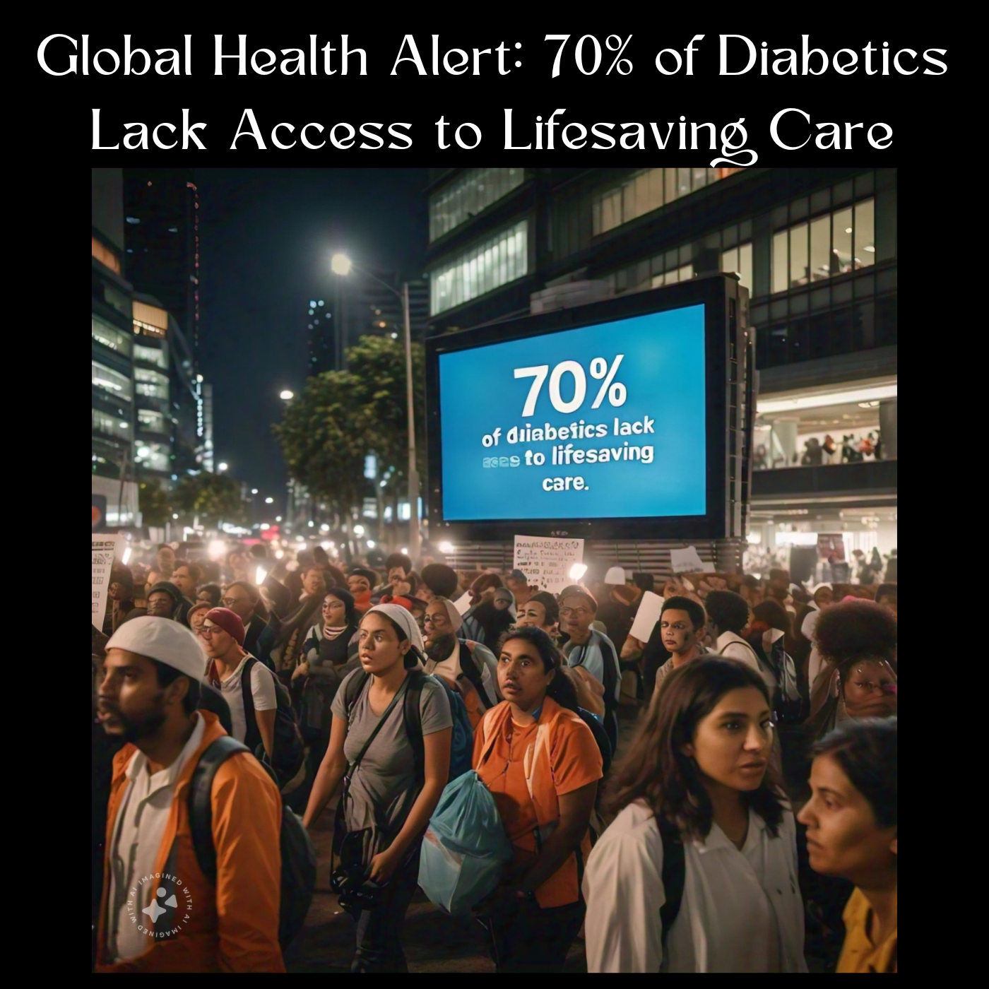 Global Health Alert: 70% of Diabetics Lack Access to Lifesaving Care"