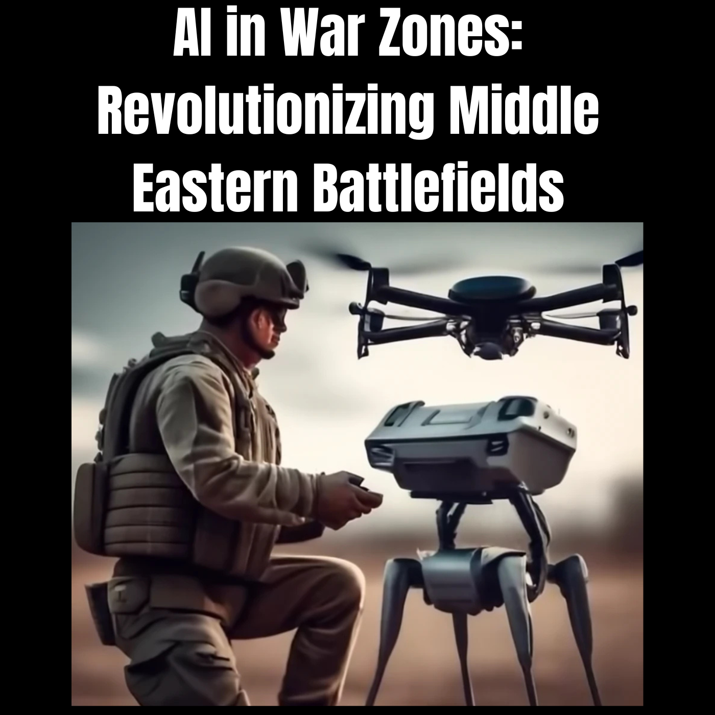 AI in War Zones: Revolutionizing Middle Eastern Battlefields