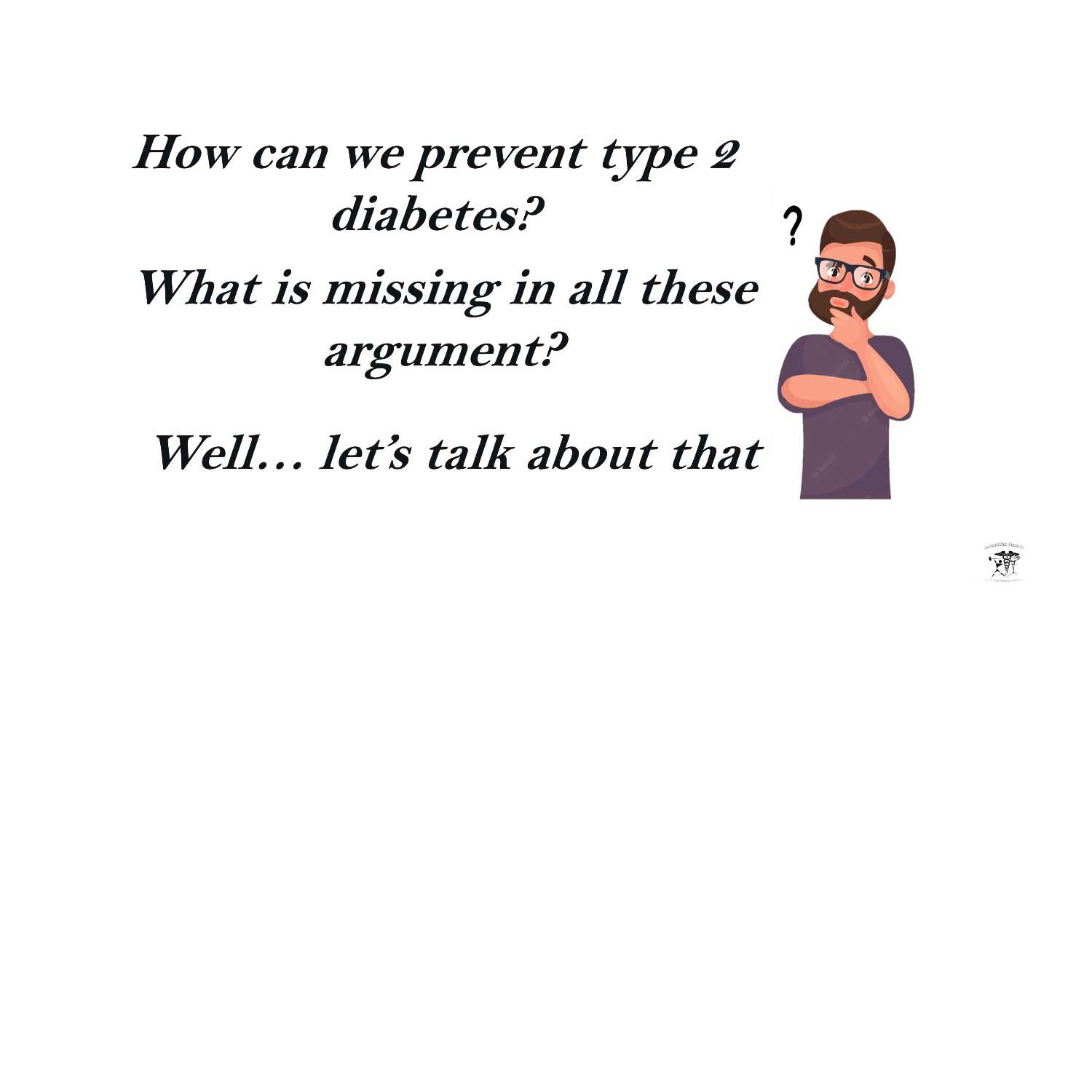 No! We can't we just blame it on McDonald's and fast food...