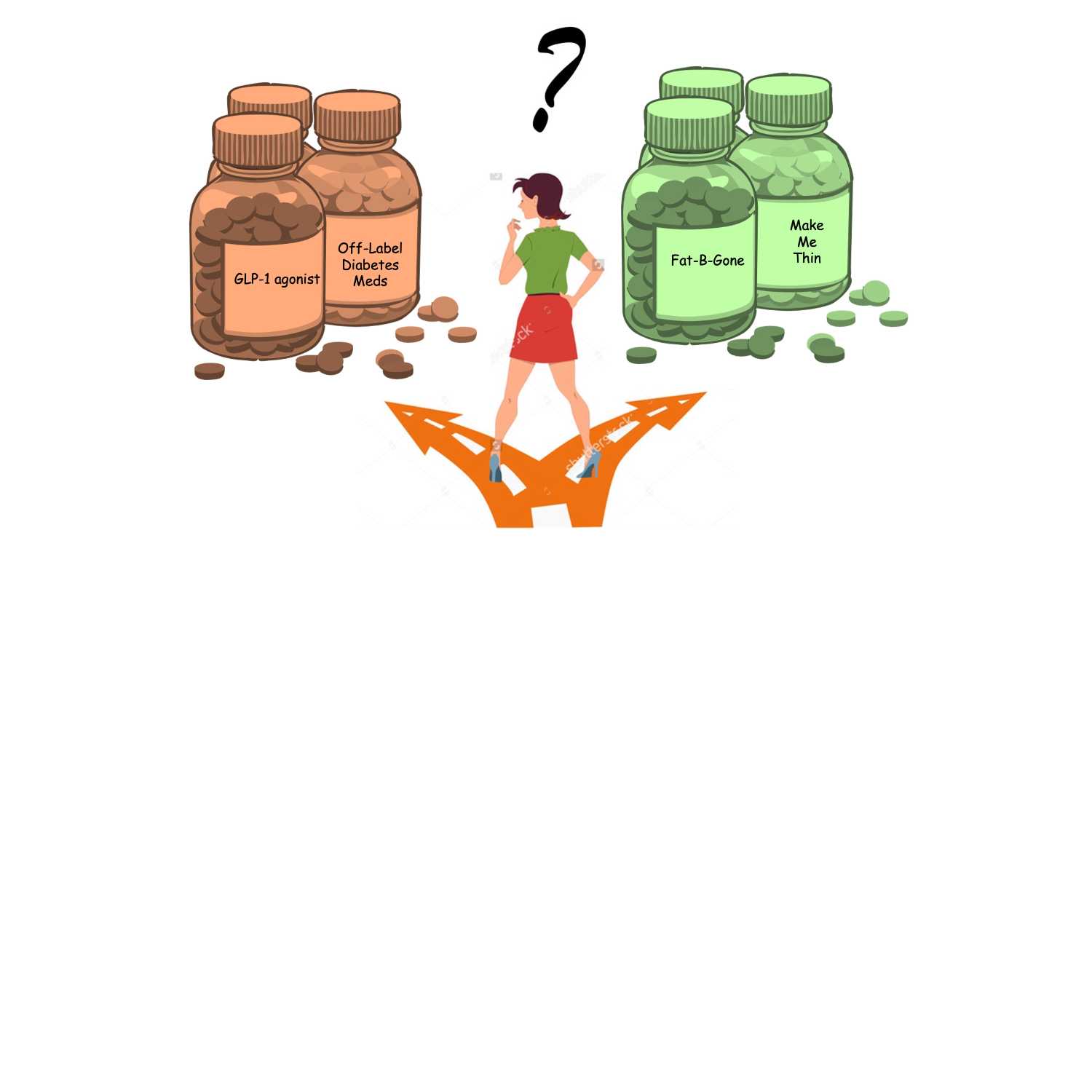 To weight loss drug, or no to weight loss drug? Well, I guess that is a question