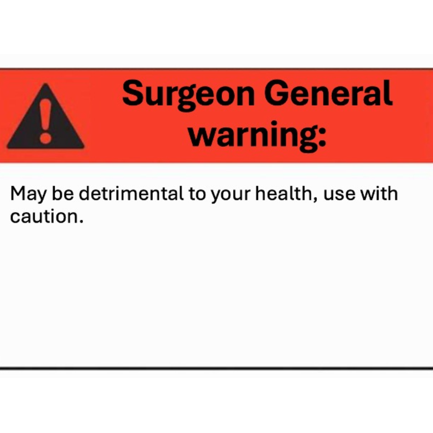 What?!? Why would we need a medical warning label for social media?