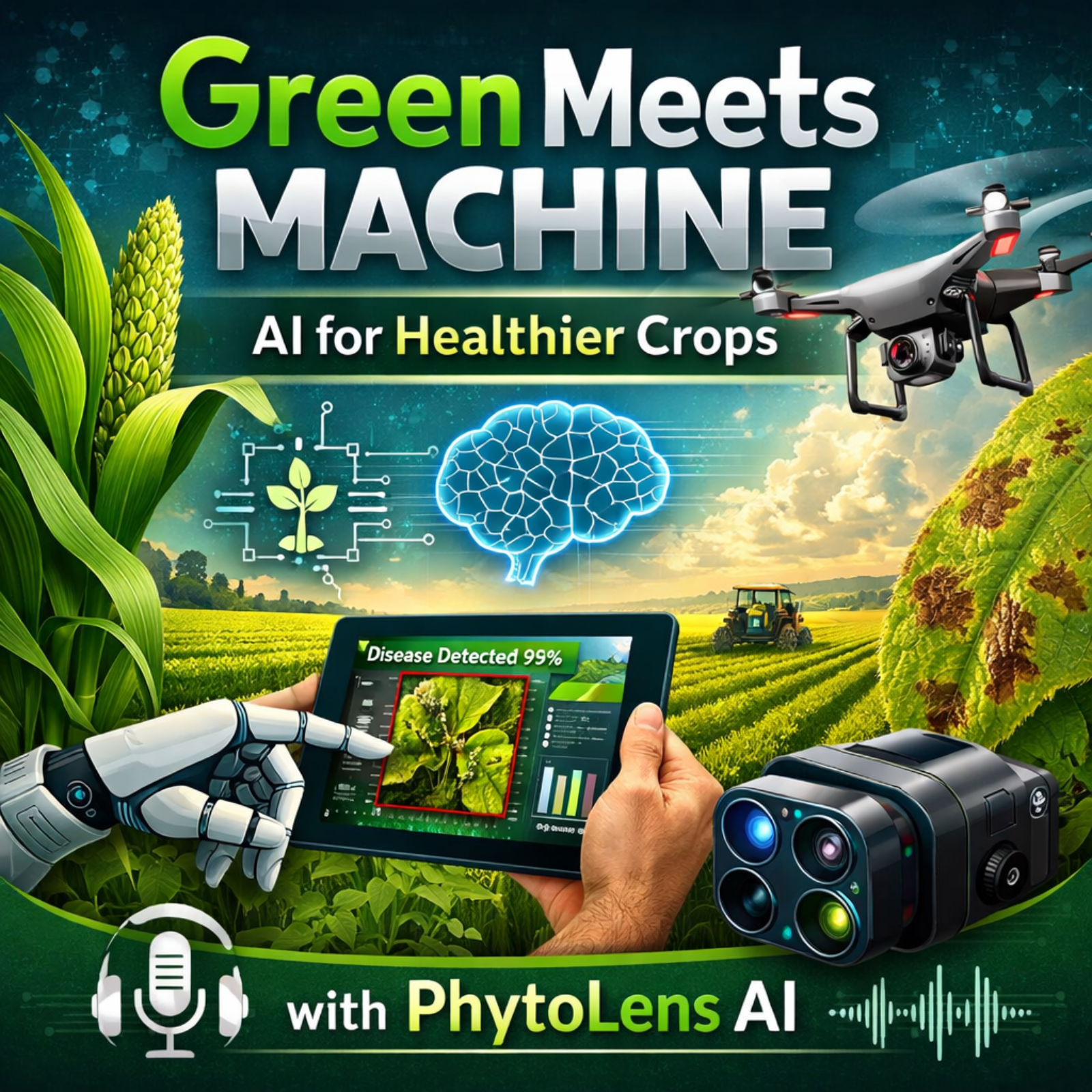 AI in Agriculture: Revolutionizing Plant Disease Detection with PhytoLens AI episode artwork